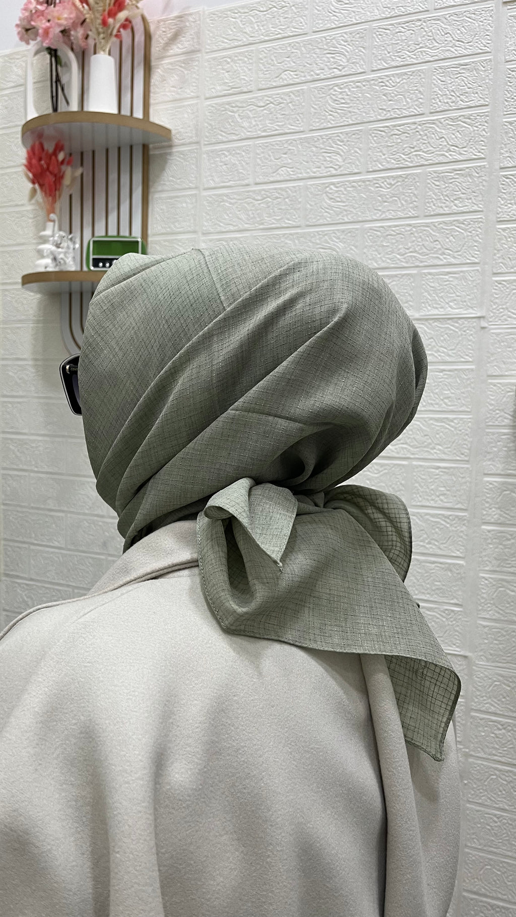 Tela Eşarp Su Yeşili