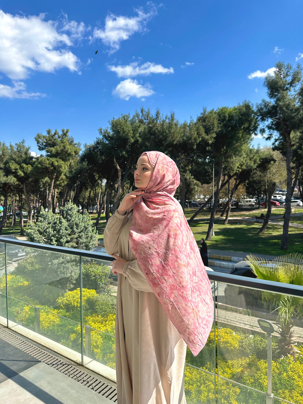 Petunya Soft Kraş Şal Pembe