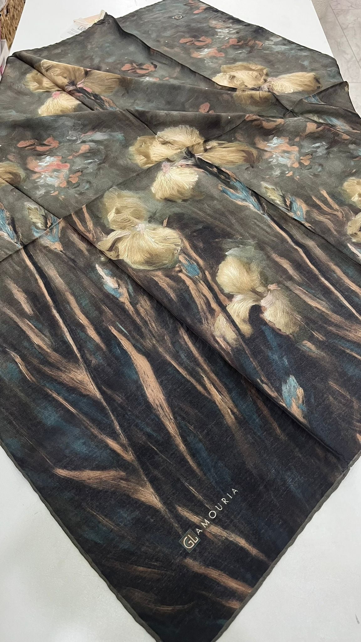 Desenli Modal Eşarp Küf