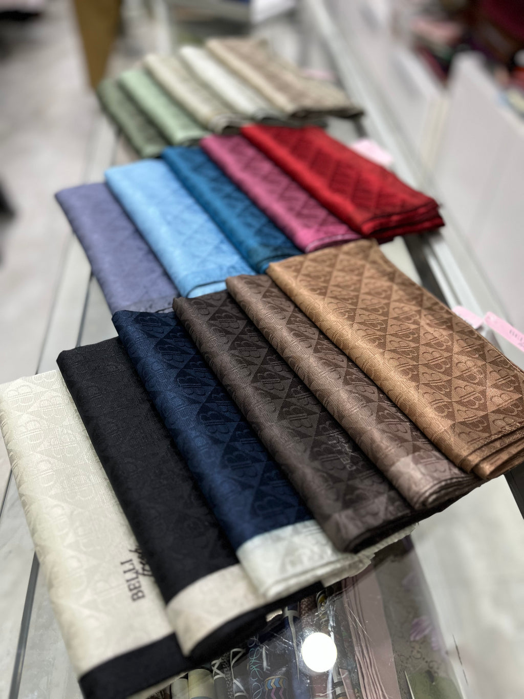 Monogram Eşarp Morcivert