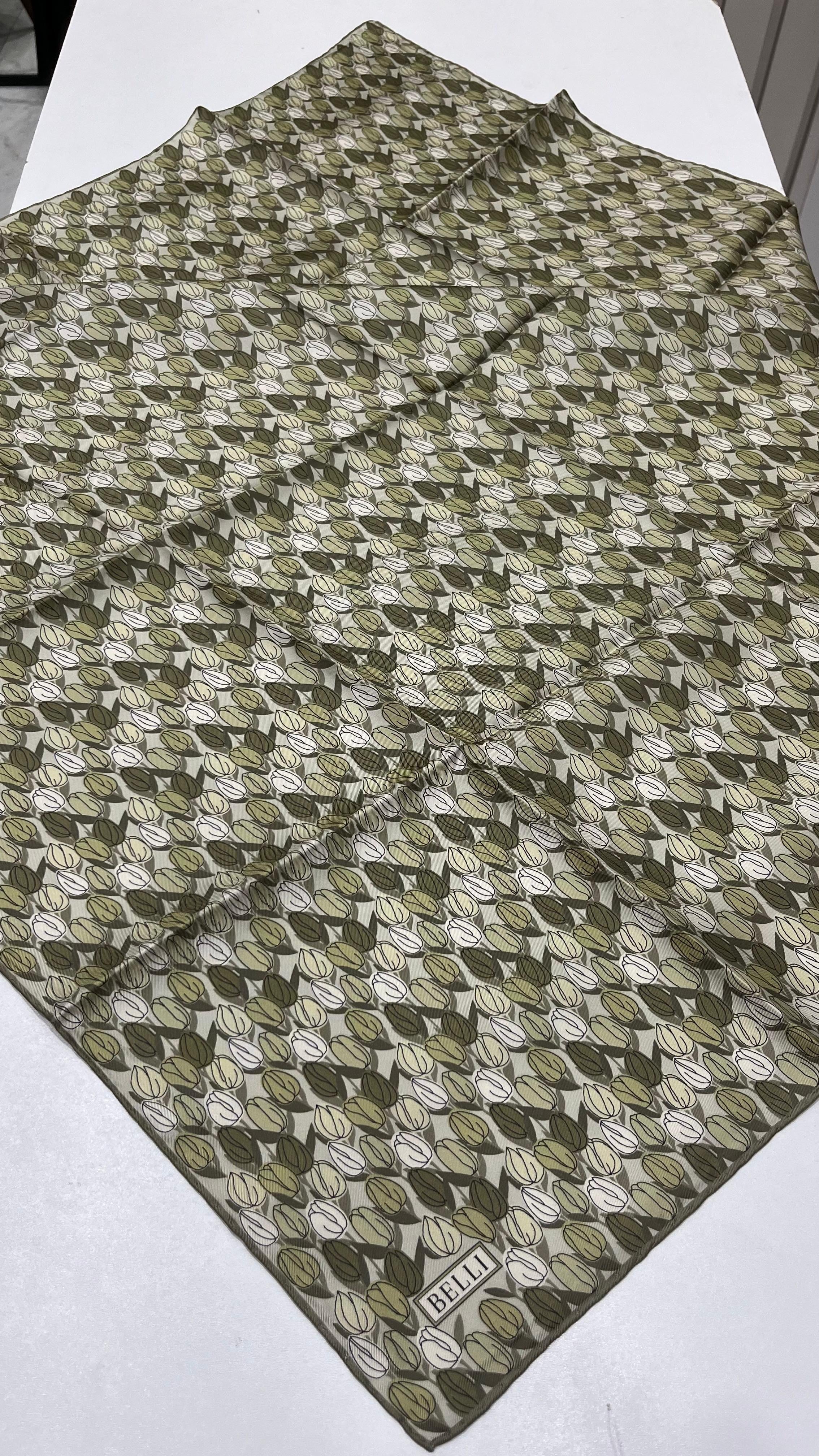 BELLI '25 Kış Sezonu Twill İpek Eşarp