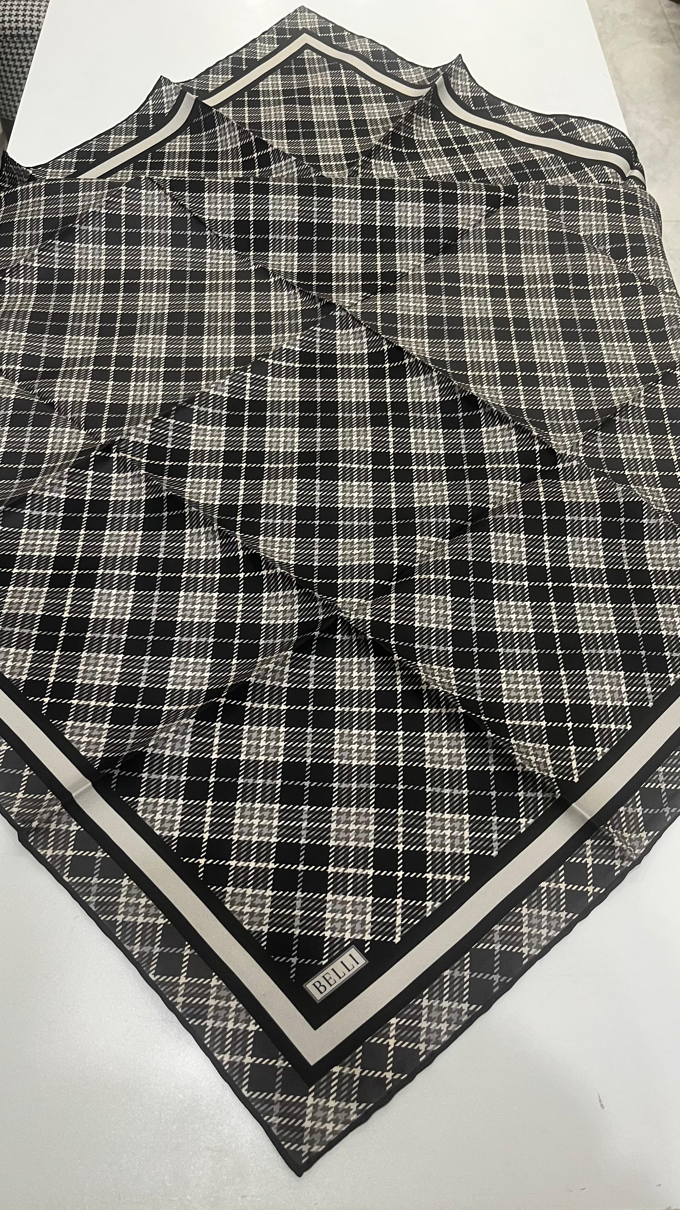 BELLI '25 Kış Sezonu Twill İpek Eşarp