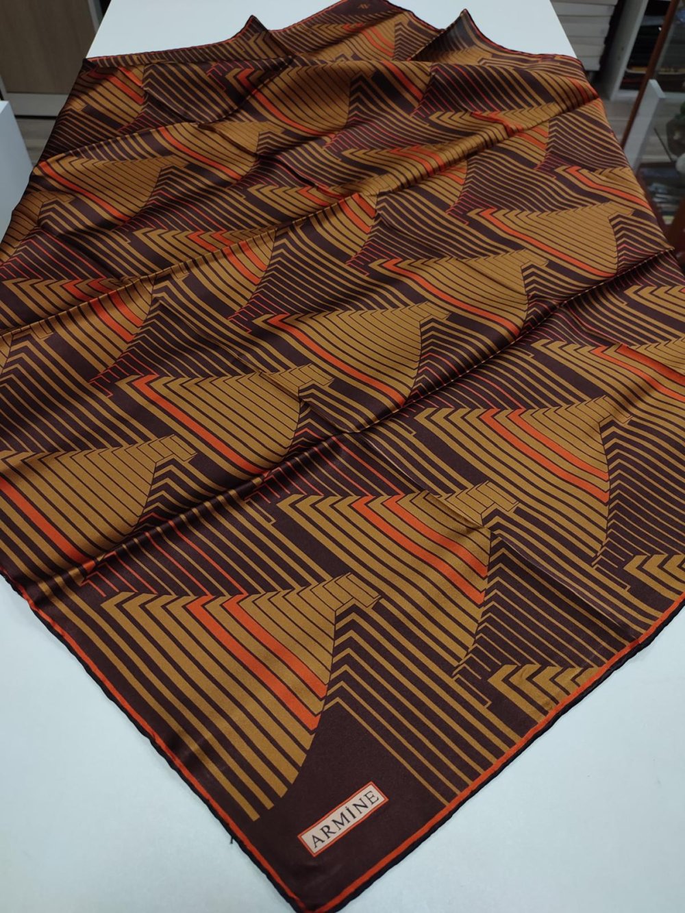 Armine 2024 Kış Sezonu Twill İpek Eşarp