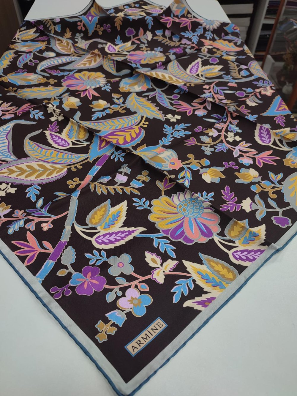 Armine 2024 Kış Sezonu Twill İpek Eşarp