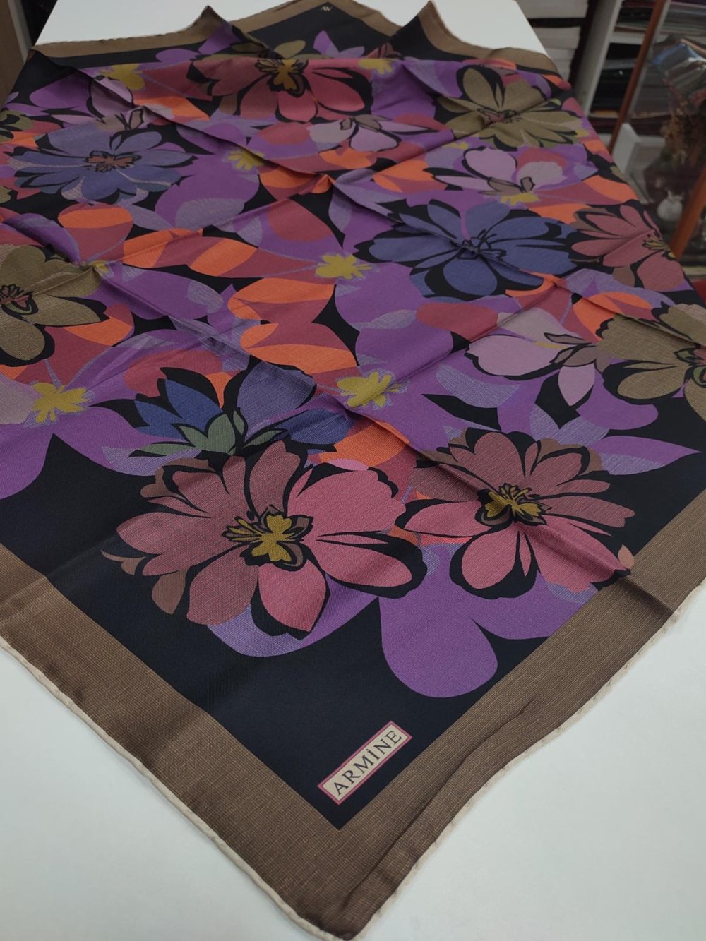 Armine 2024 Kış Sezonu Twill İpek Eşarp