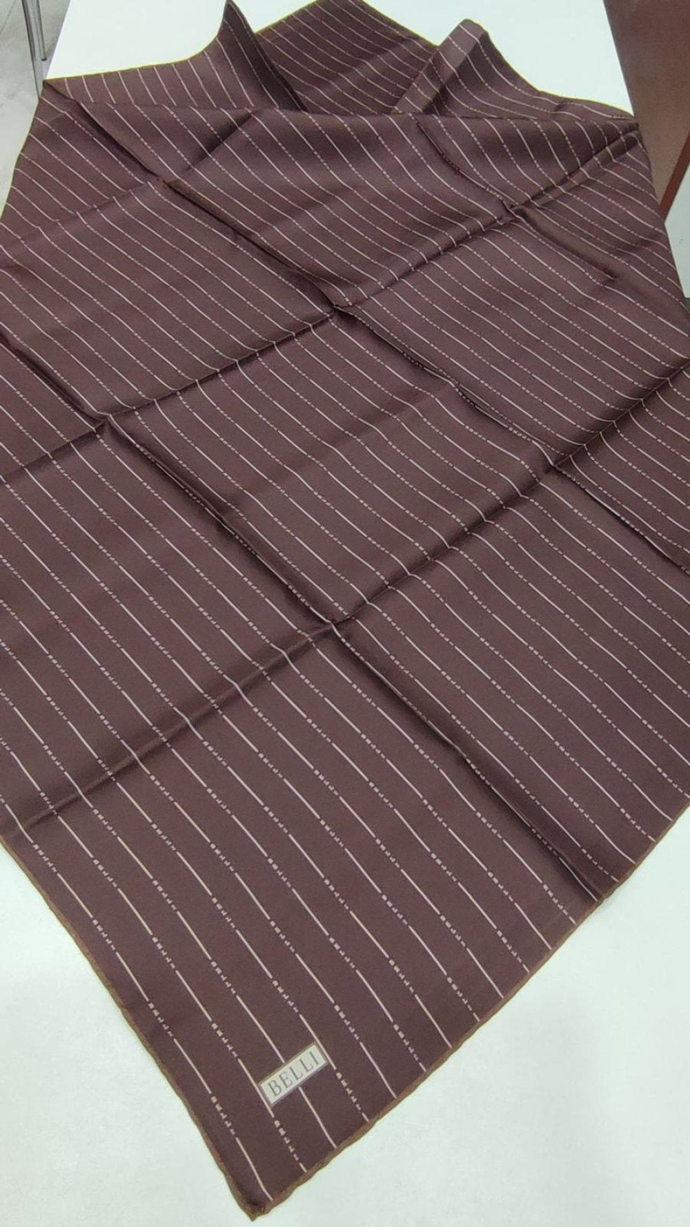 Belli Nostalji Twill İpek Eşarp