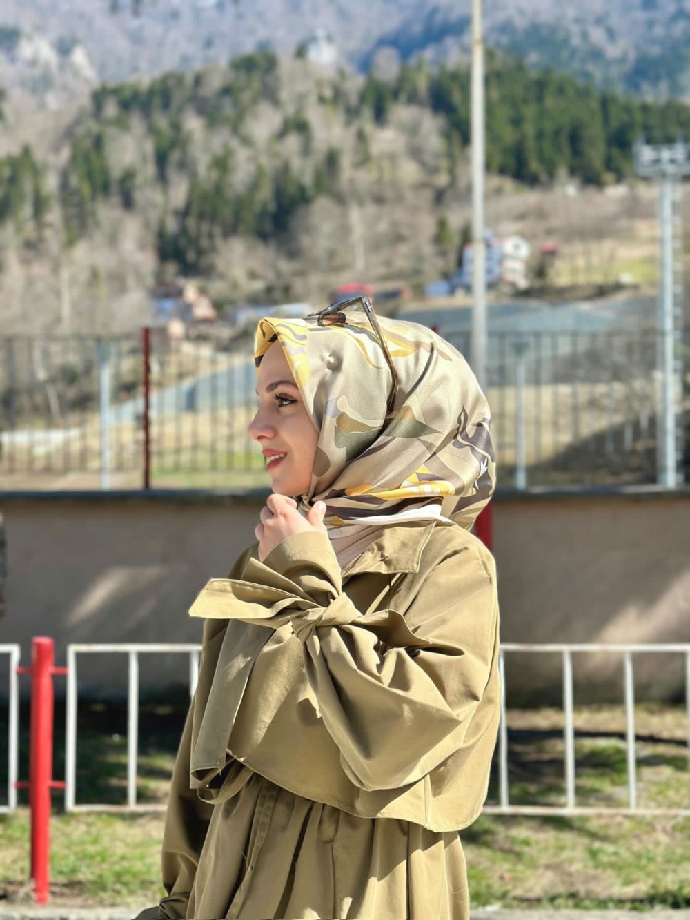 Belli Nostalji Twill İpek Eşarp