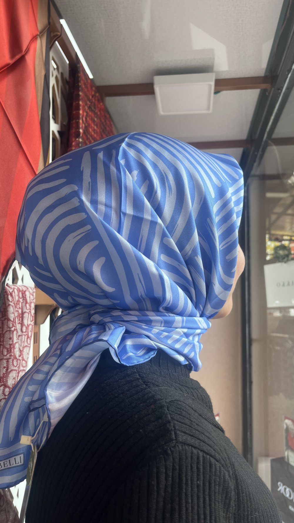 Belli Nostalji Twill İpek Eşarp