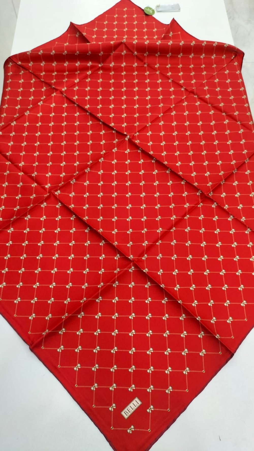 Belli Nostalji Twill İpek Eşarp