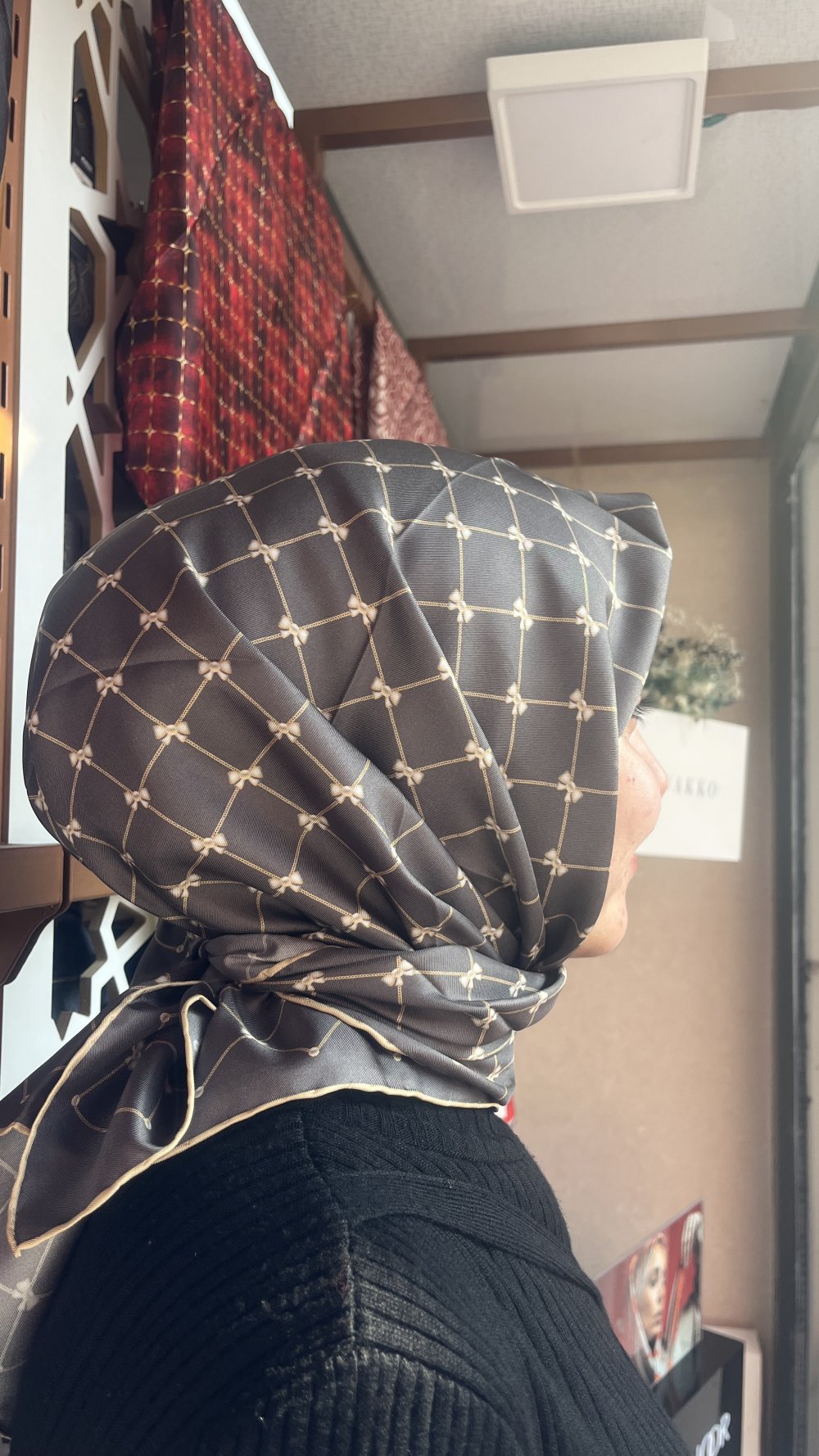 Belli Nostalji Twill İpek Eşarp
