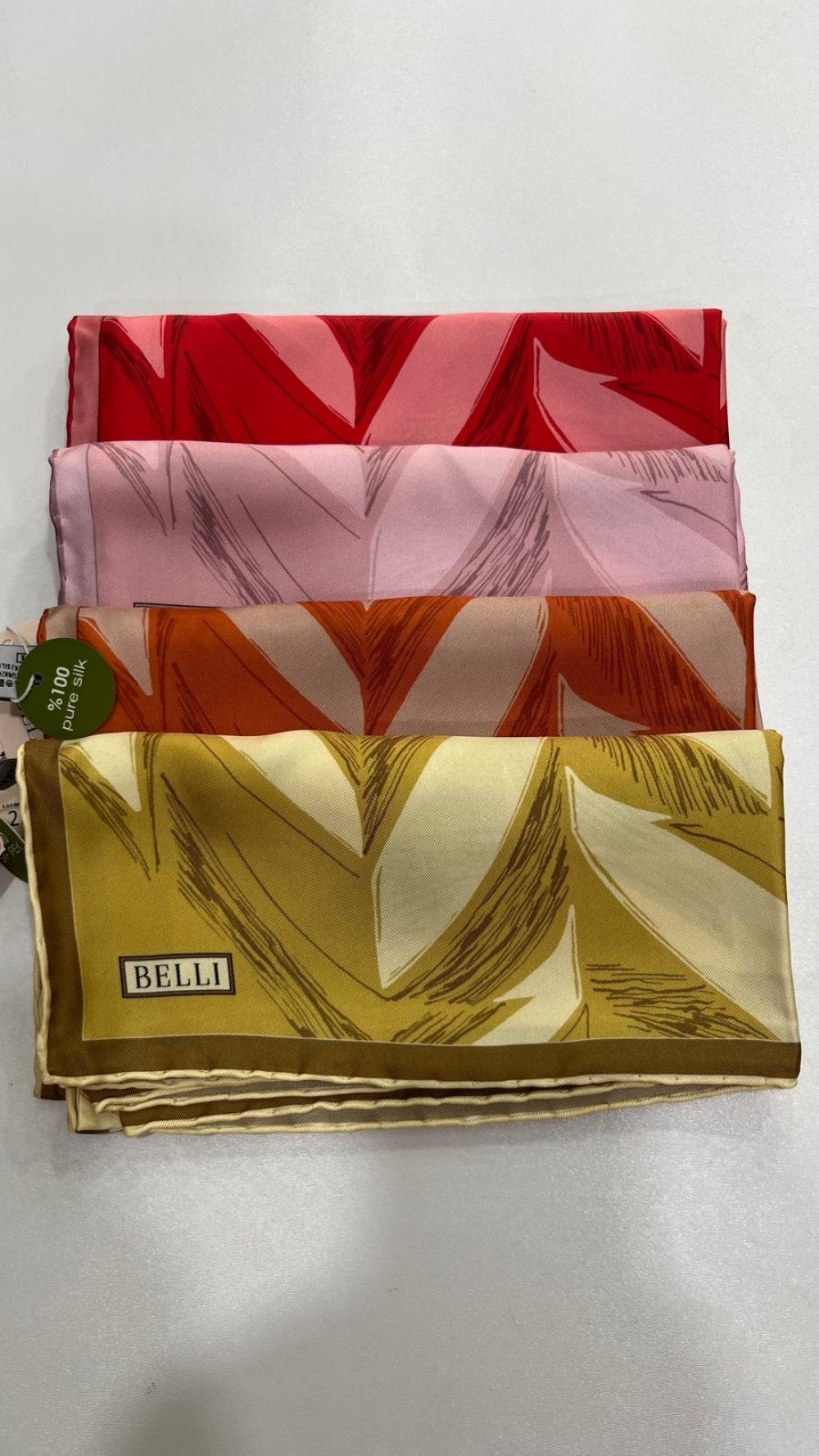 Belli Nostalji Twill İpek Eşarp