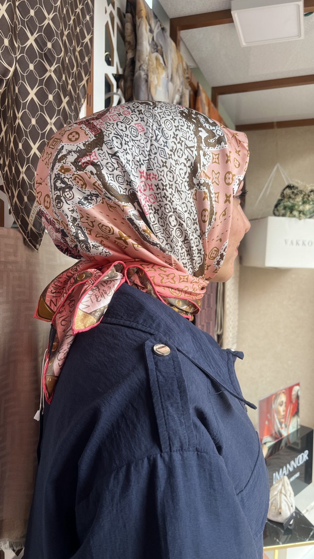 İthal Twill İpek Eşarp