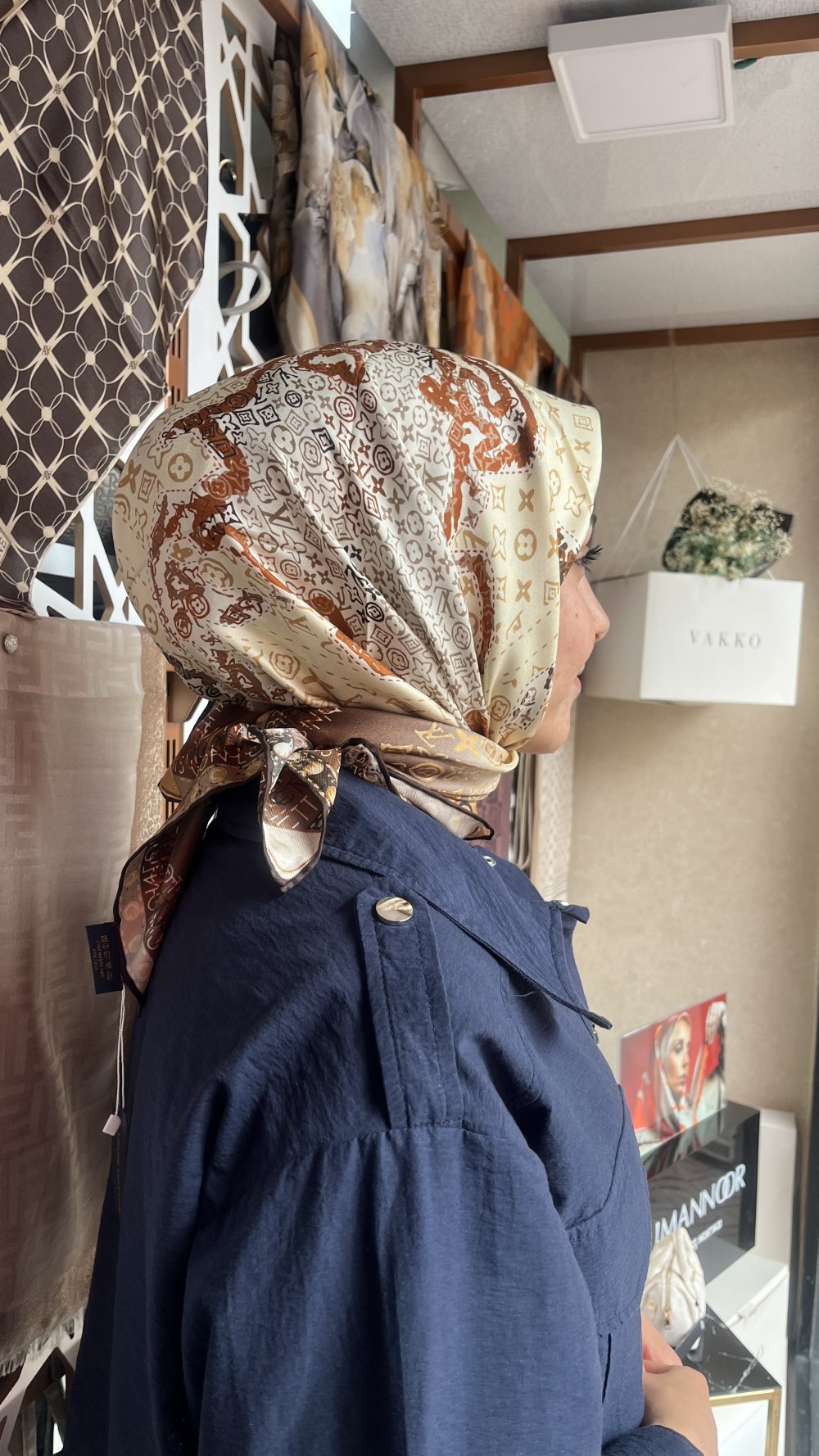 İthal Twill İpek Eşarp