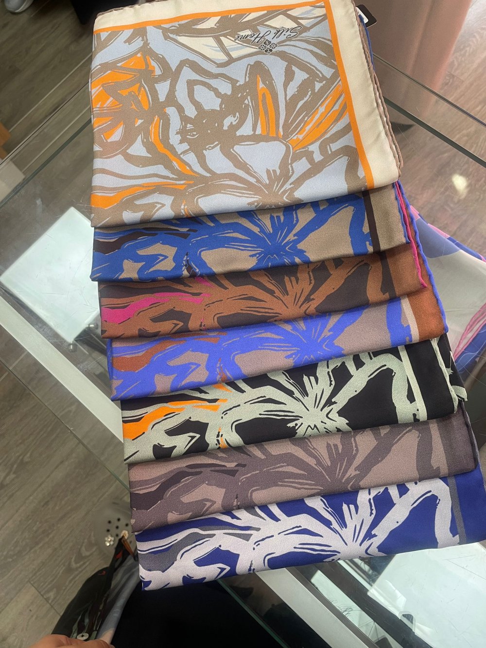 Silk Home Twill İpek Eşarp Açık Mavi