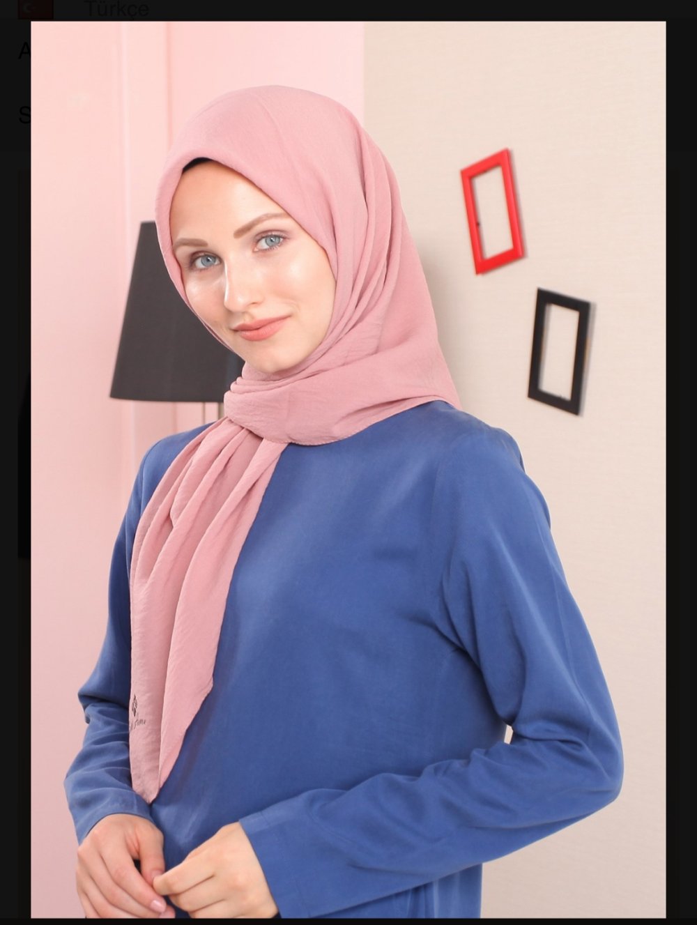 Silk Home Aerobin Tek Renk Cazz Eşarp Pudra