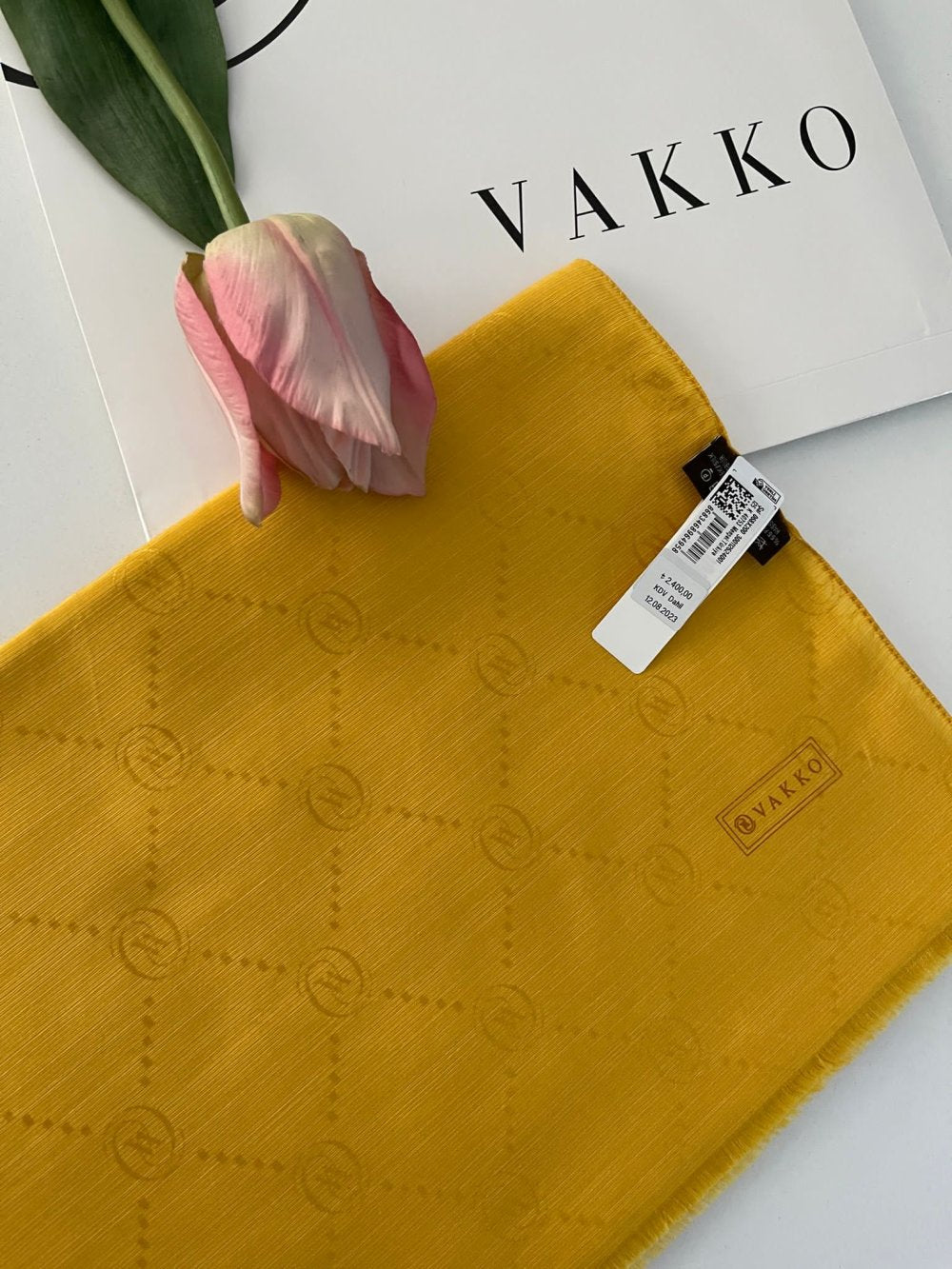 Vakko Pamuk İpek Şal