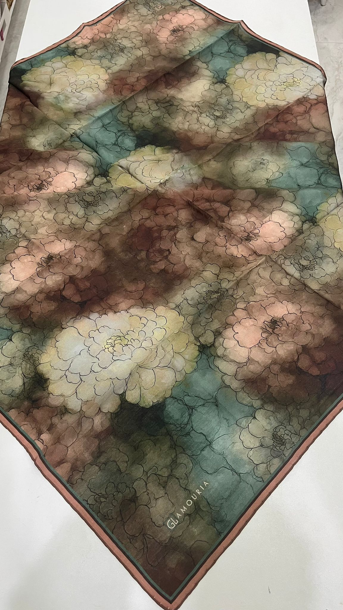 Desenli Modal Eşarp Çağla