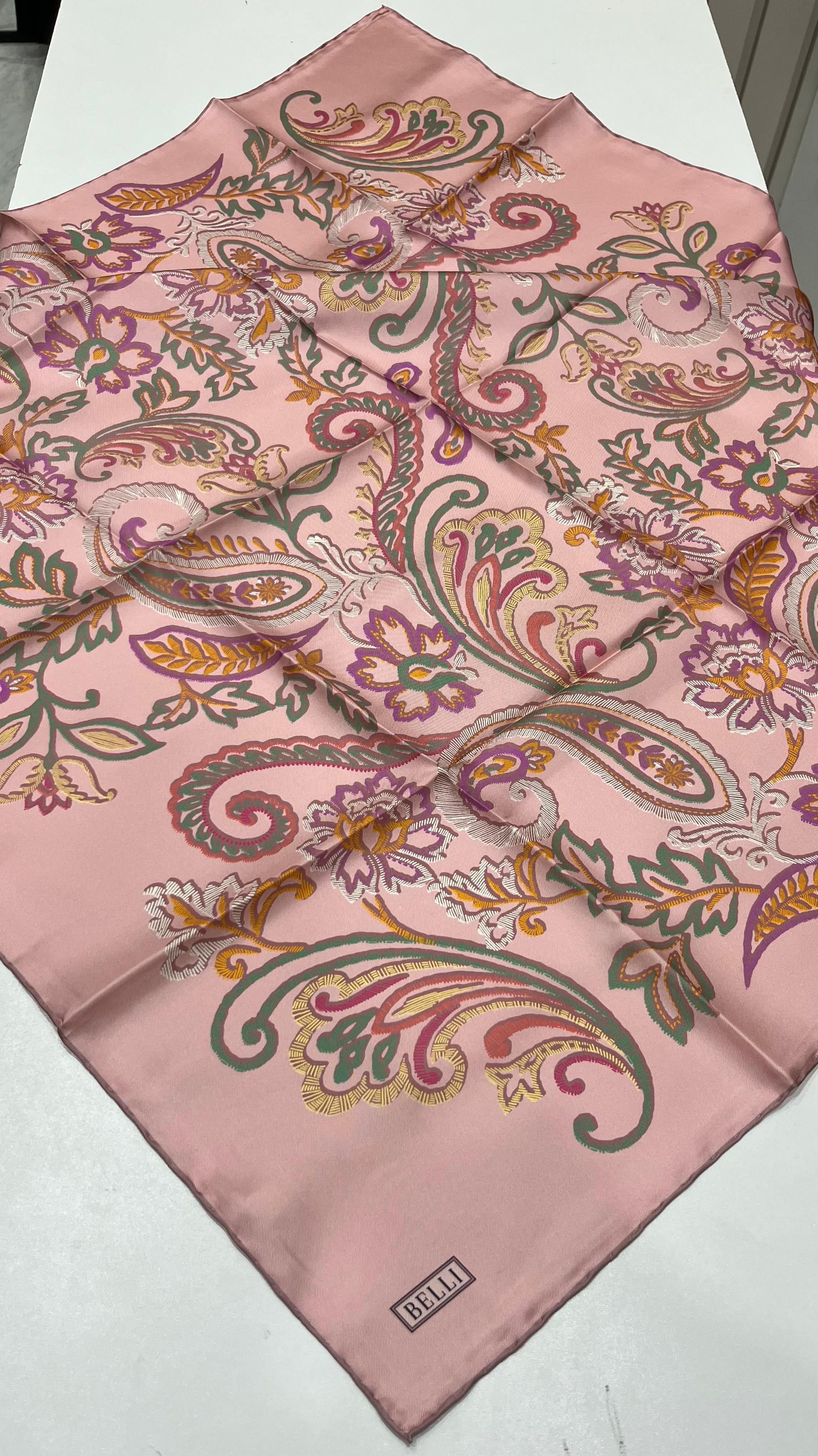 BELLI '25 Kış Sezonu Twill İpek Eşarp