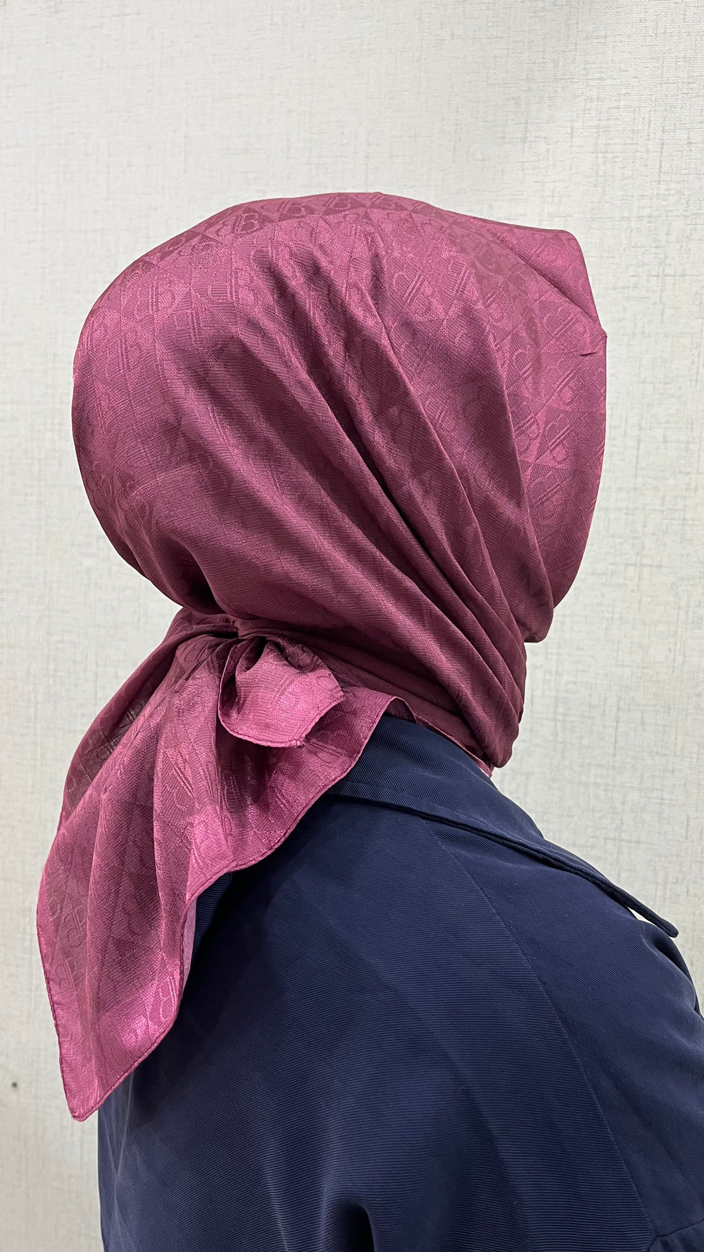 Monogram Eşarp Fuşya