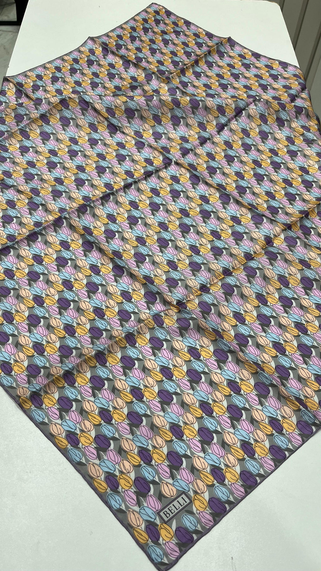 BELLI '25 Kış Sezonu Twill İpek Eşarp