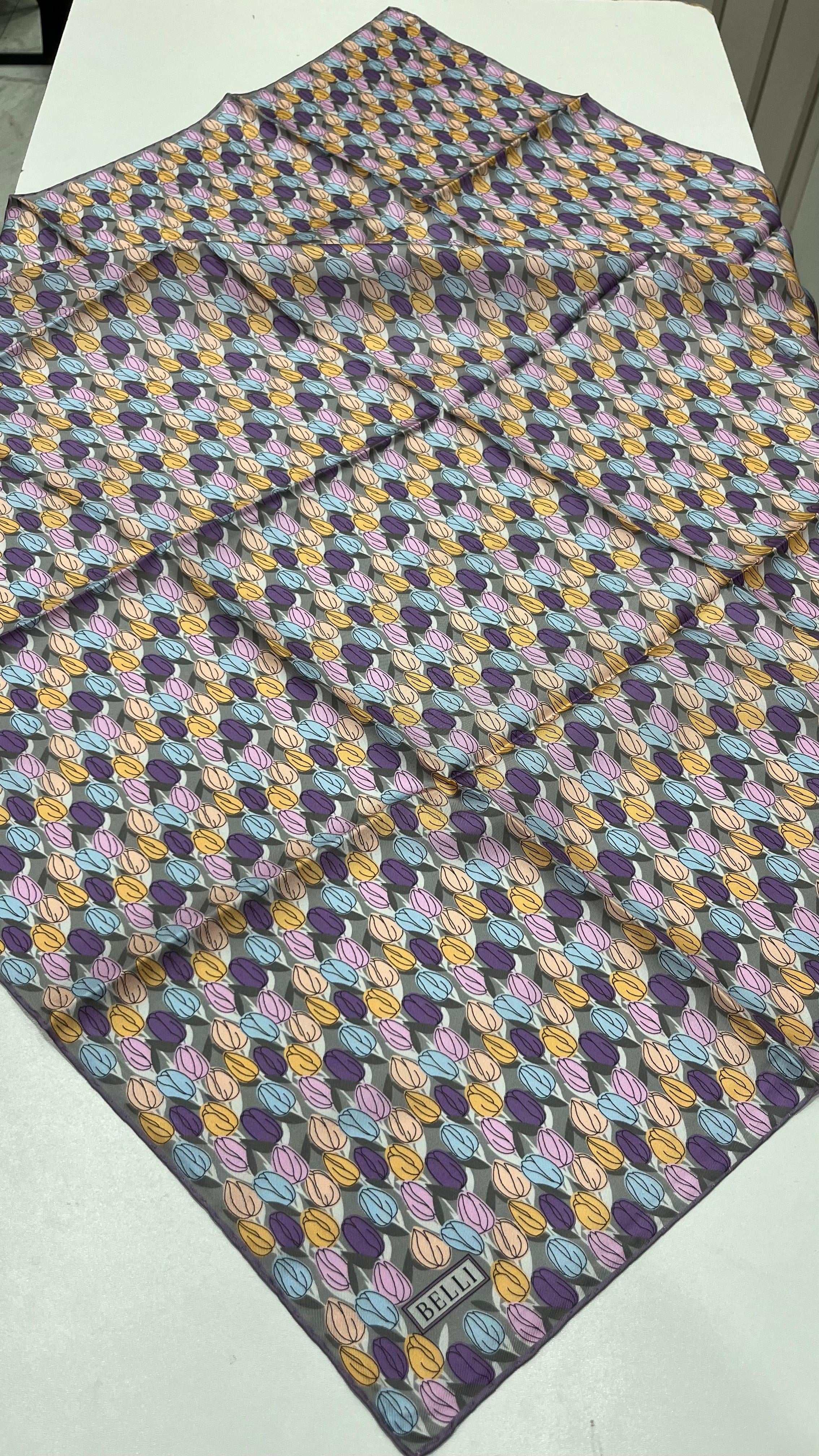 BELLI '25 Kış Sezonu Twill İpek Eşarp