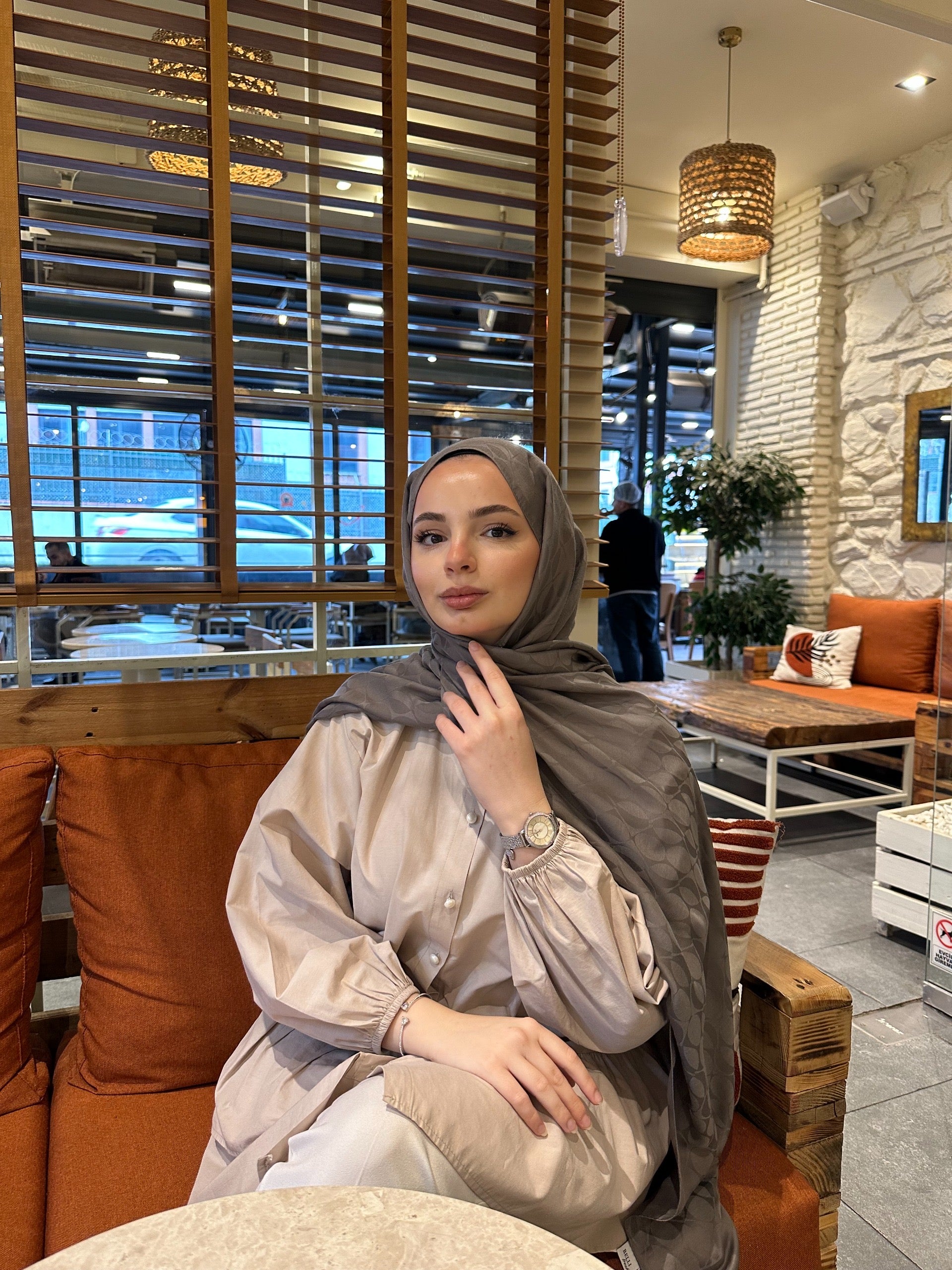 Belli Fresh Jakar Soft Şal Vizon