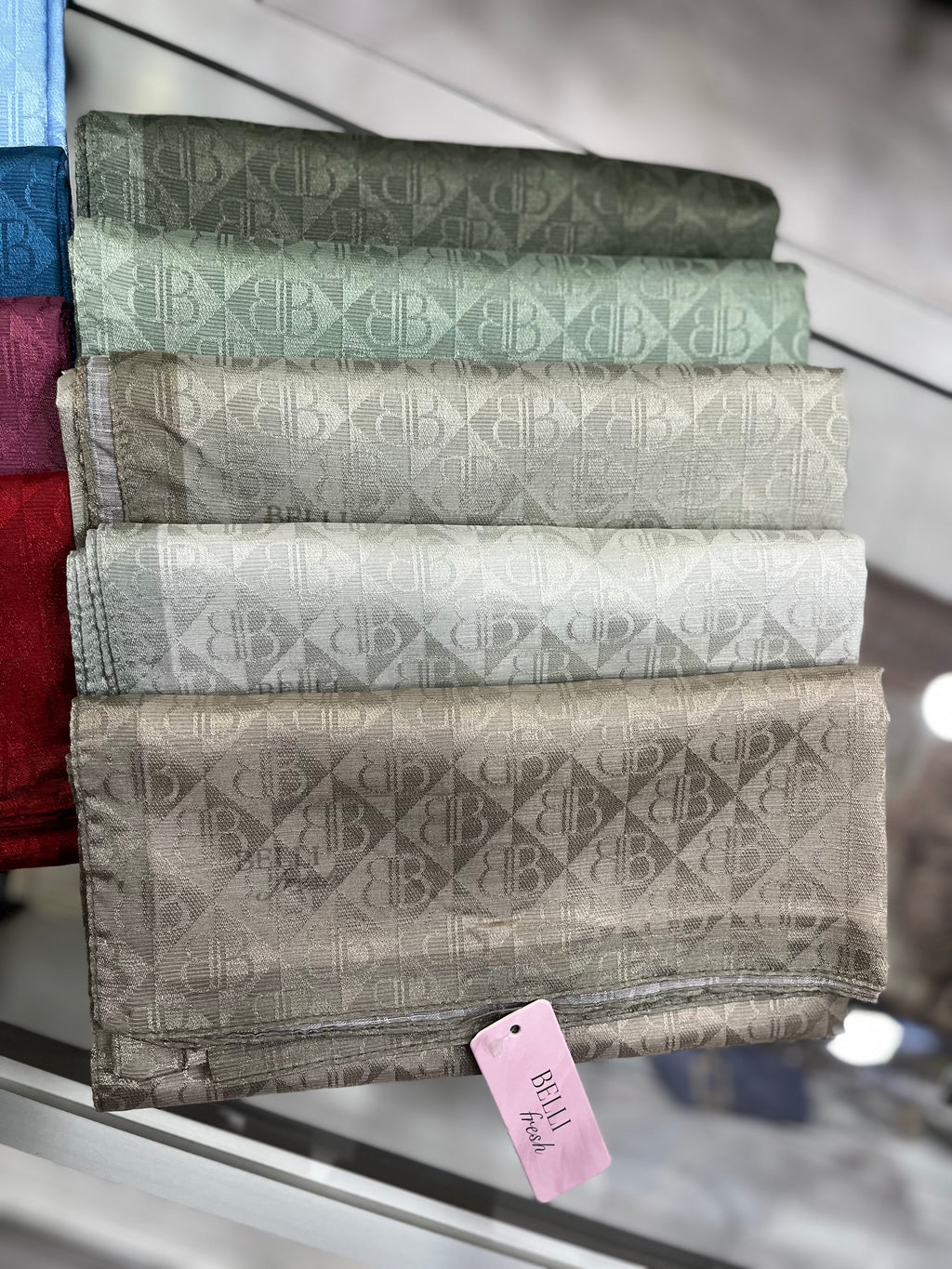 Monogram Eşarp Morcivert