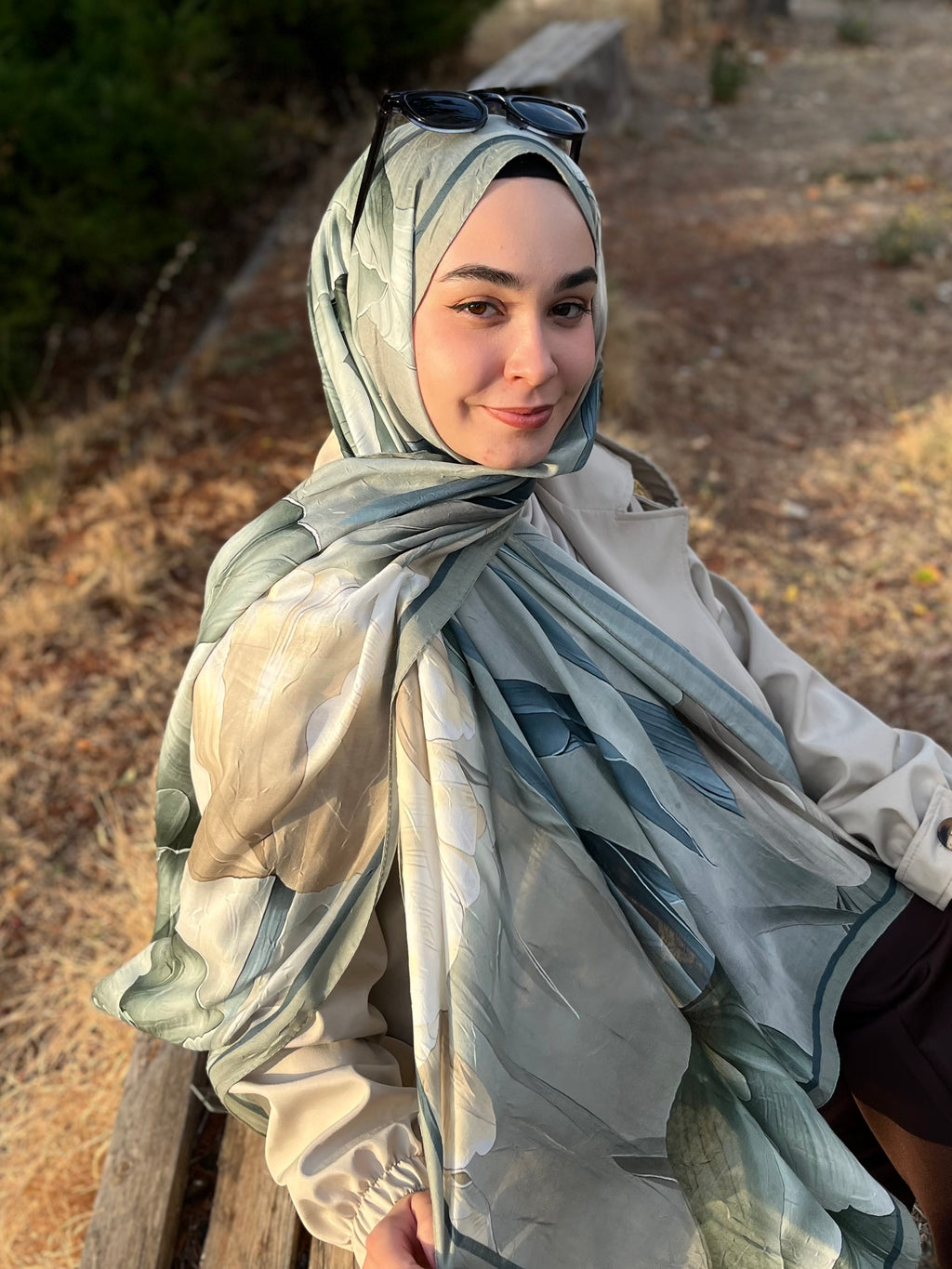 Lale Desenli Kraş Şal