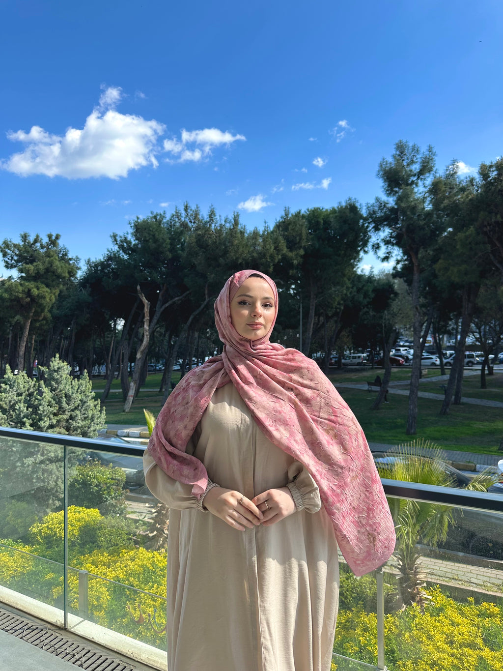 Petunya Soft Kraş Şal Pembe