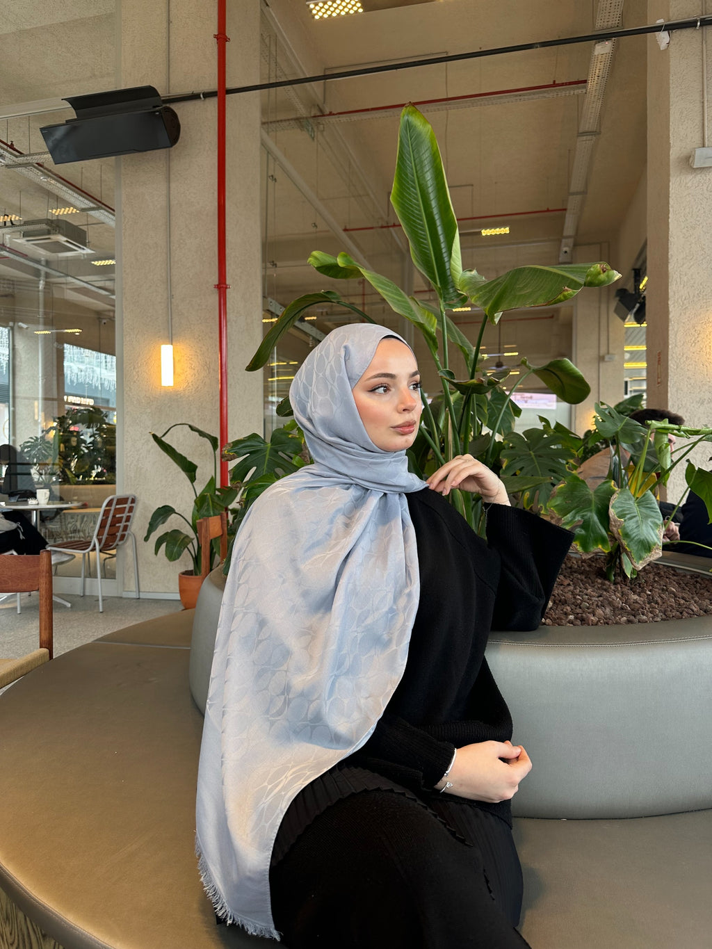 Belli Fresh Jakar Soft Şal Gri