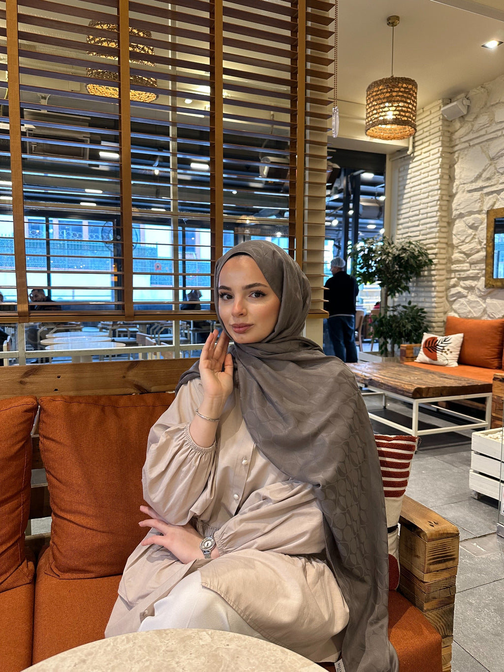 Belli Fresh Jakar Soft Şal Vizon