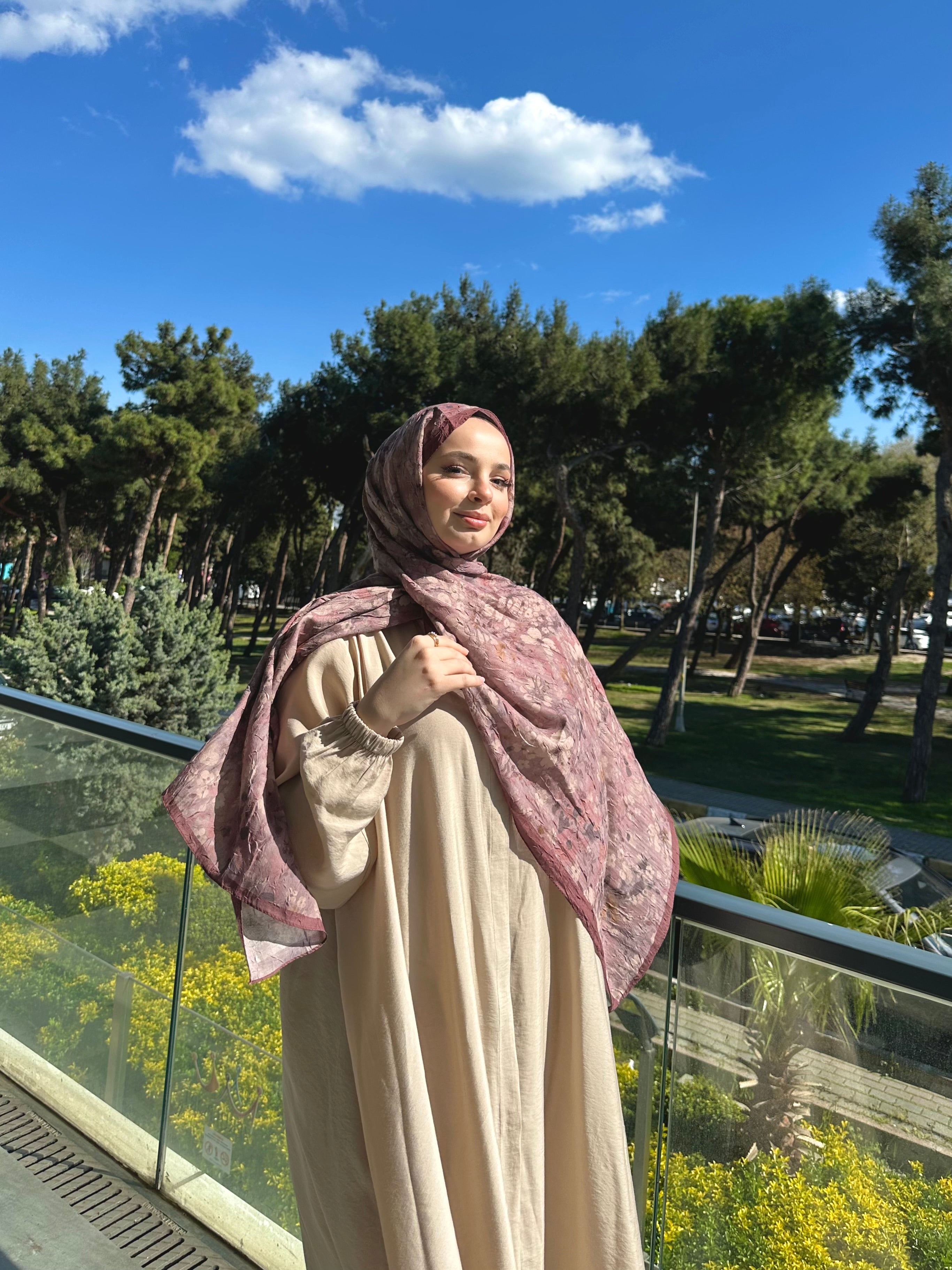 Petunya Soft Kraş Şal Rose