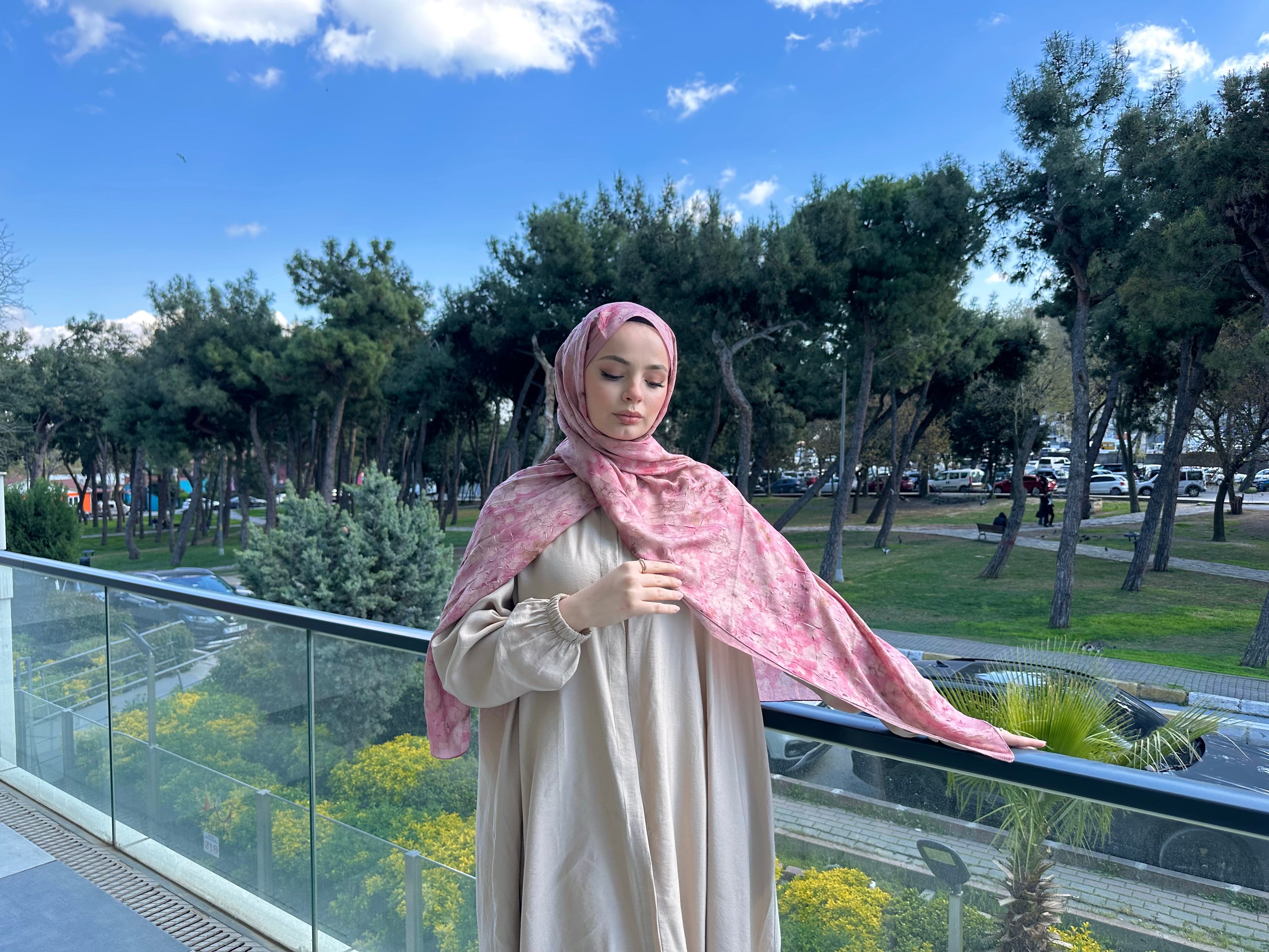 Petunya Soft Kraş Şal Pembe