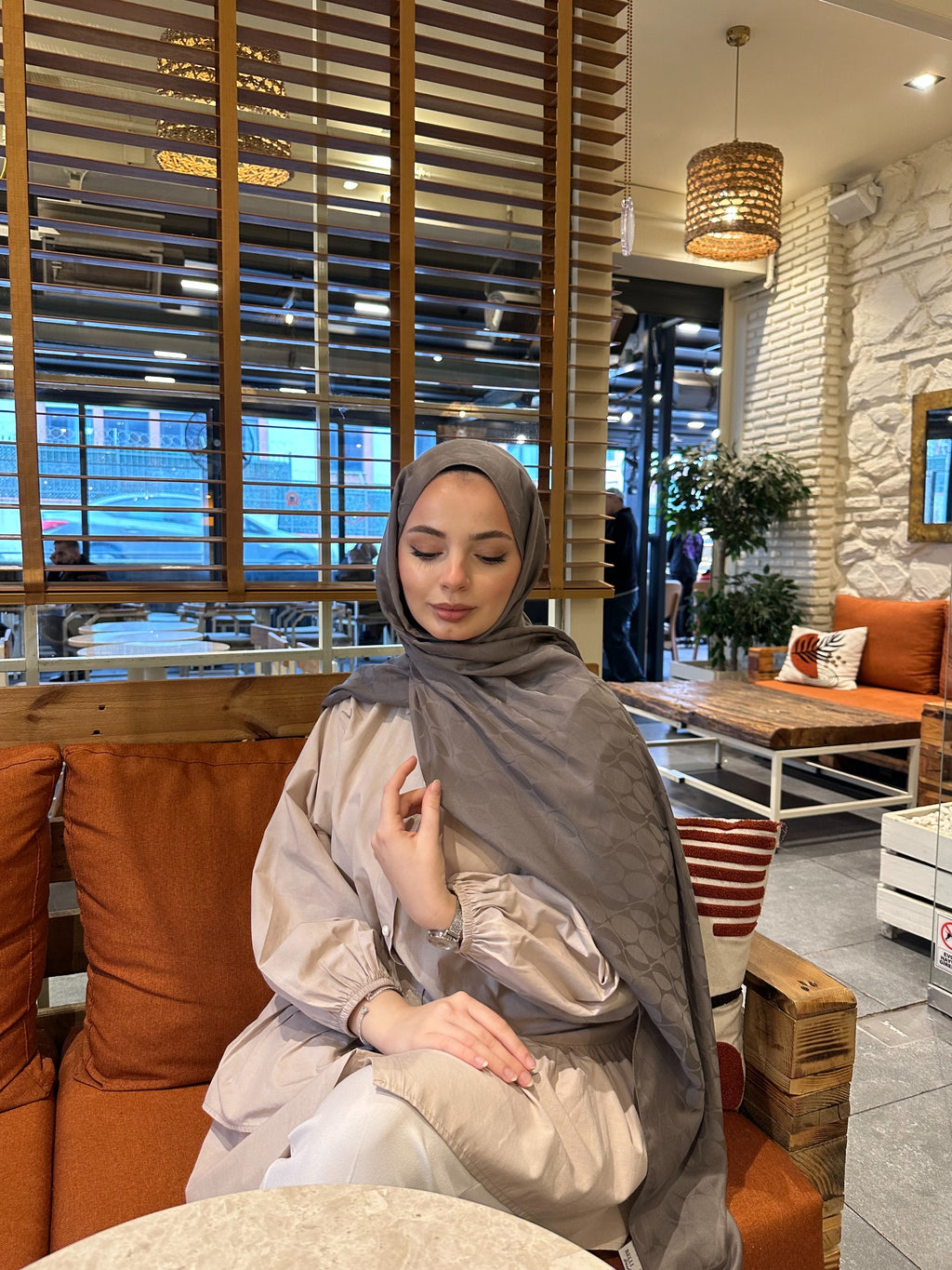 Belli Fresh Jakar Soft Şal Vizon