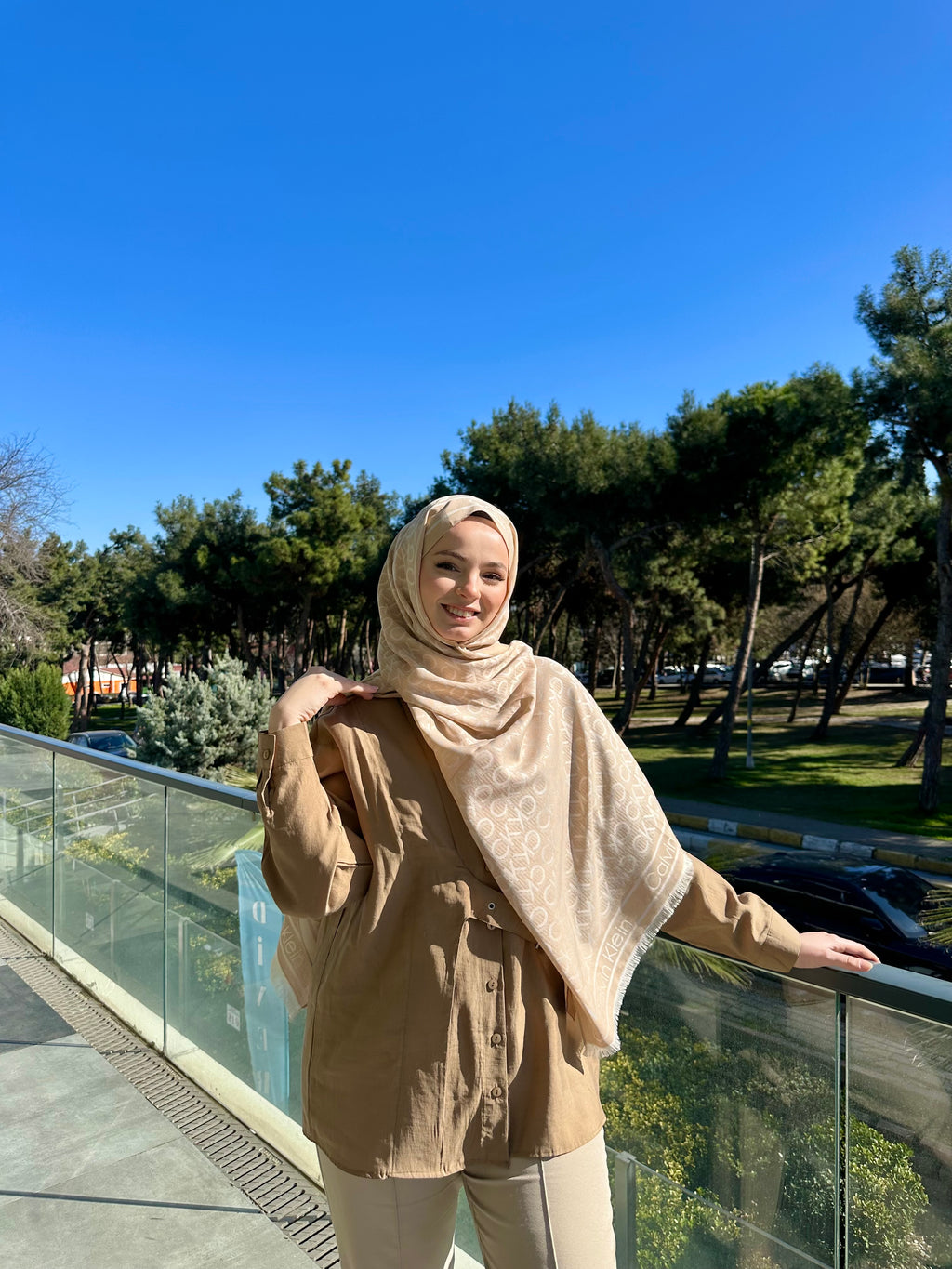 Sıla Yıldırım Seçimi Şal Bej