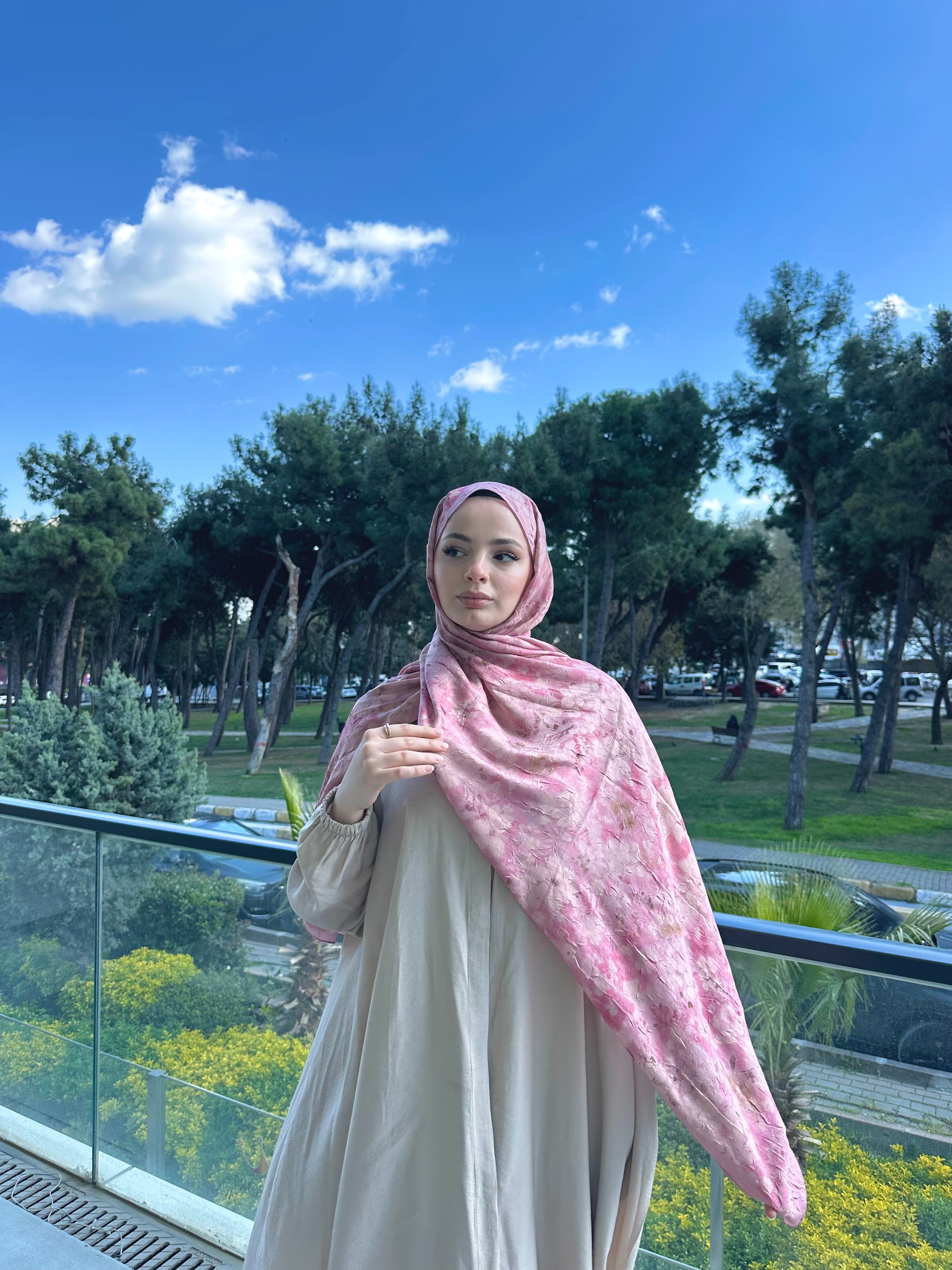 Petunya Soft Kraş Şal Pembe