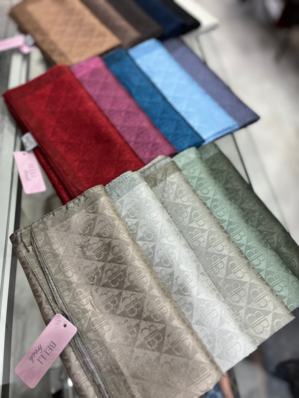 Monogram Eşarp Morcivert