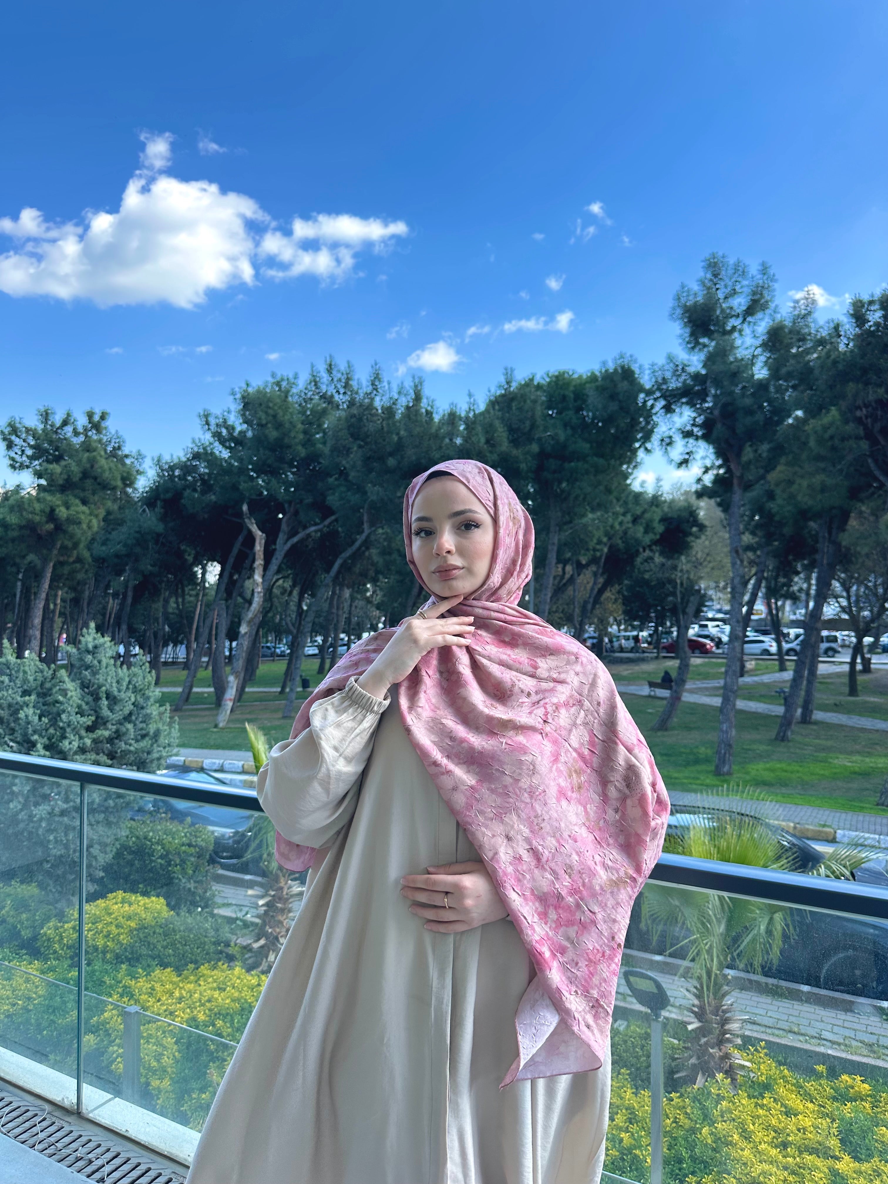 Petunya Soft Kraş Şal Pembe