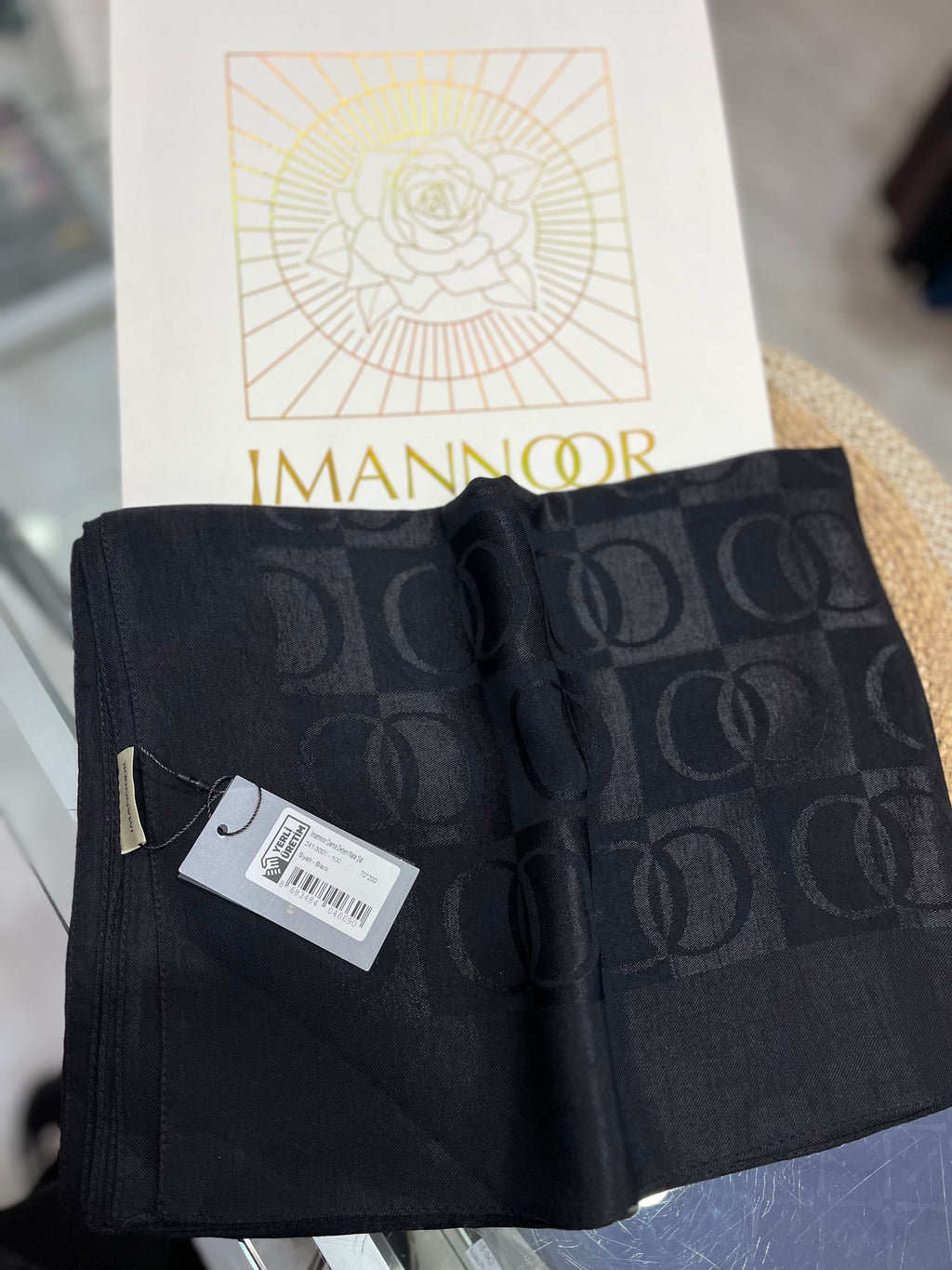 Imannoor Naia Şal Siyah