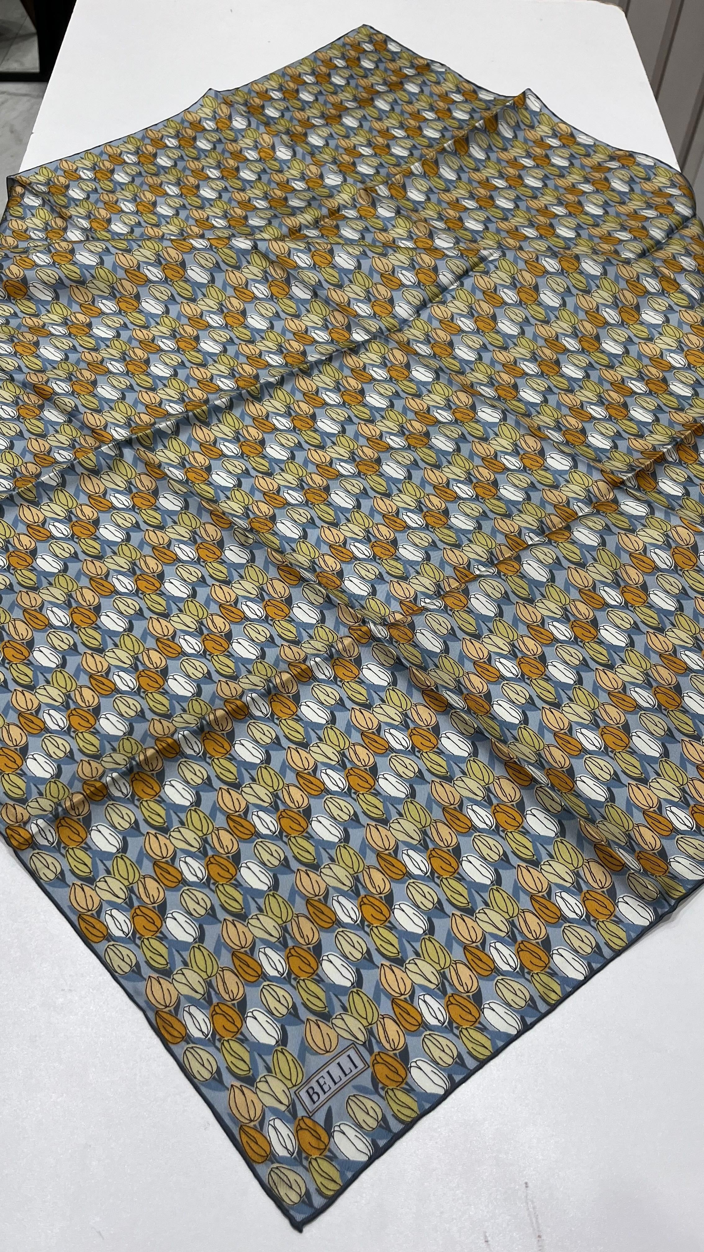 BELLI '25 Kış Sezonu Twill İpek Eşarp