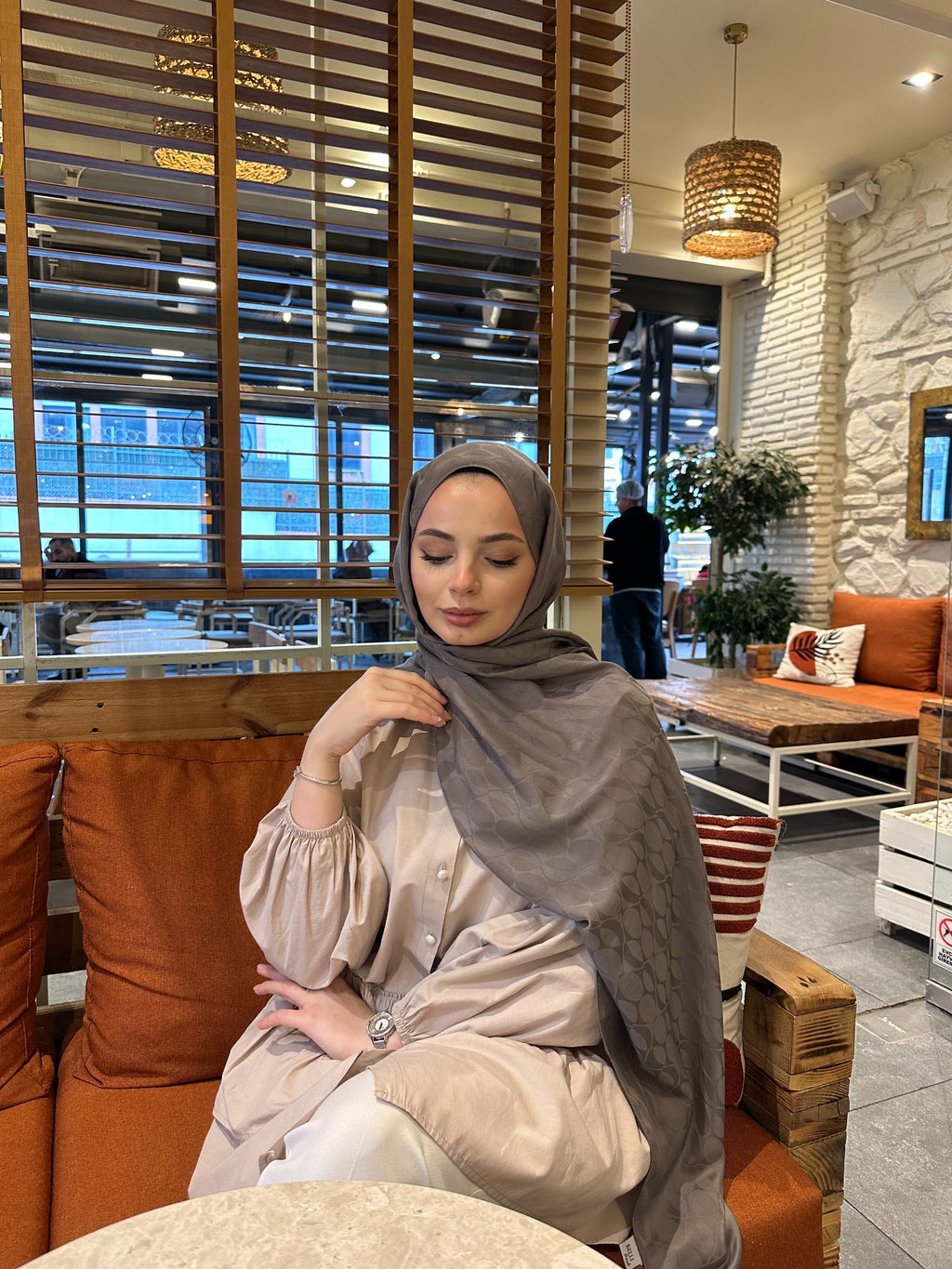 Belli Fresh Jakar Soft Şal Vizon