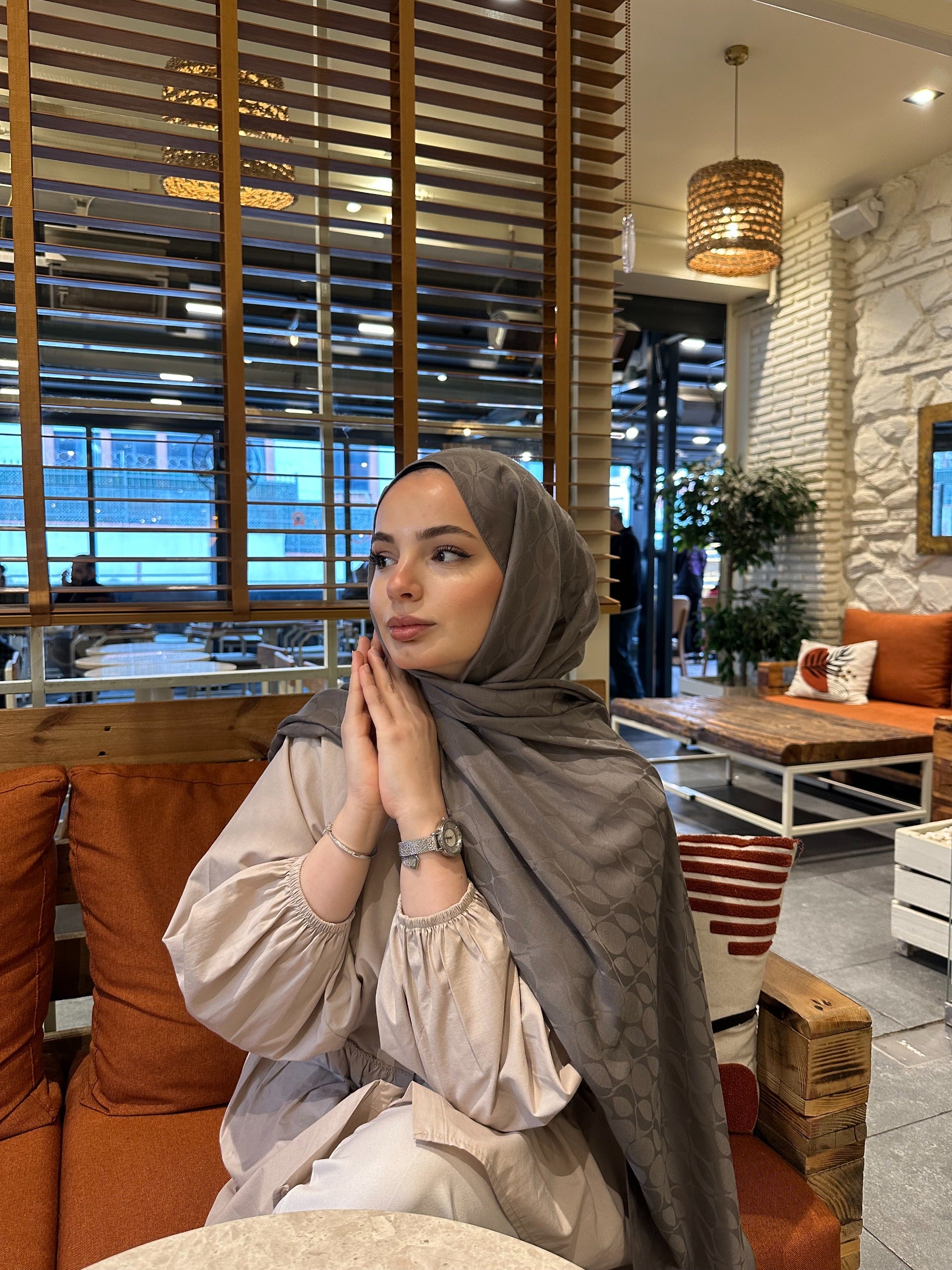 Belli Fresh Jakar Soft Şal Vizon