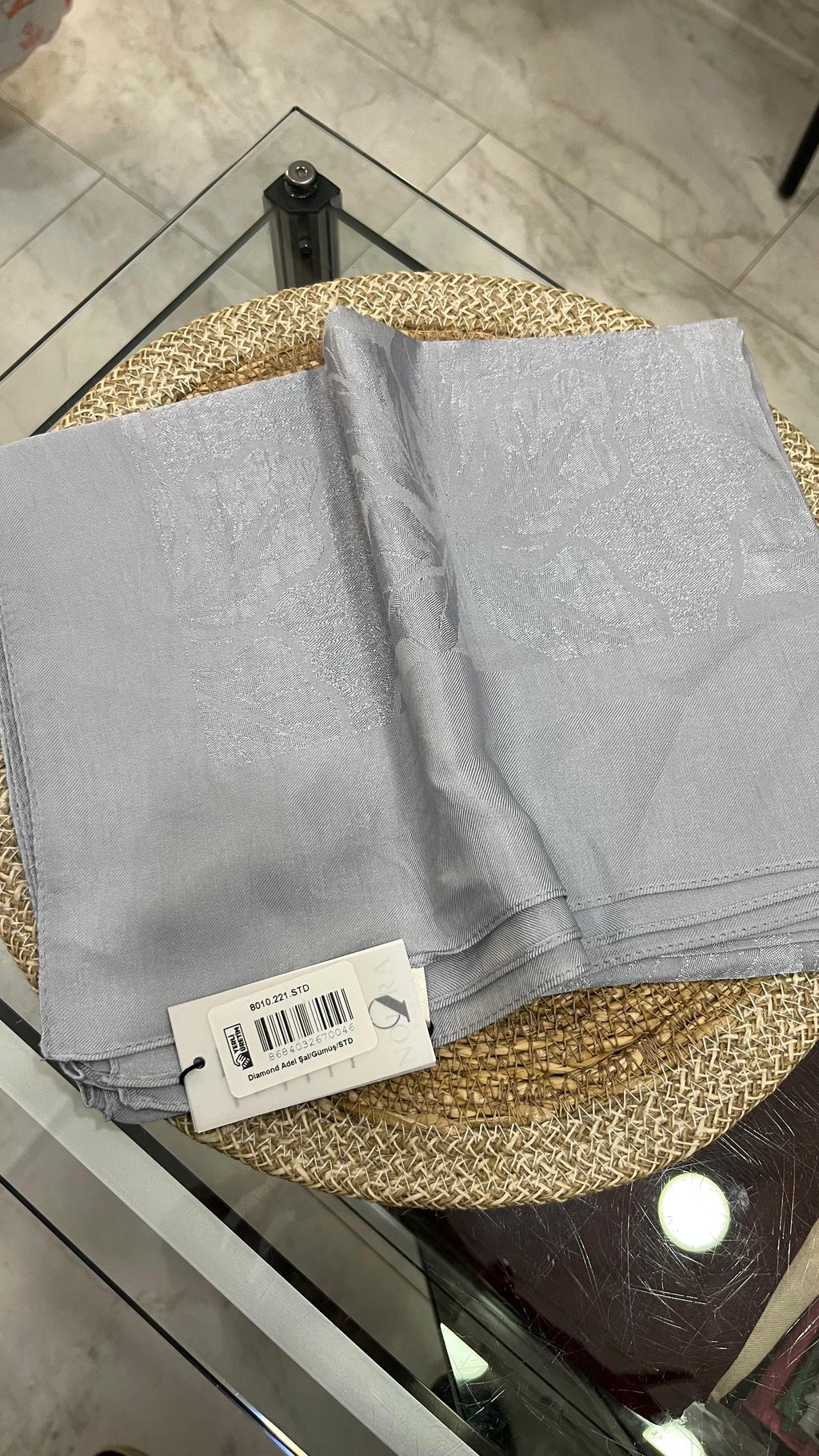 Diamond Adel Naia Şal Gümüş