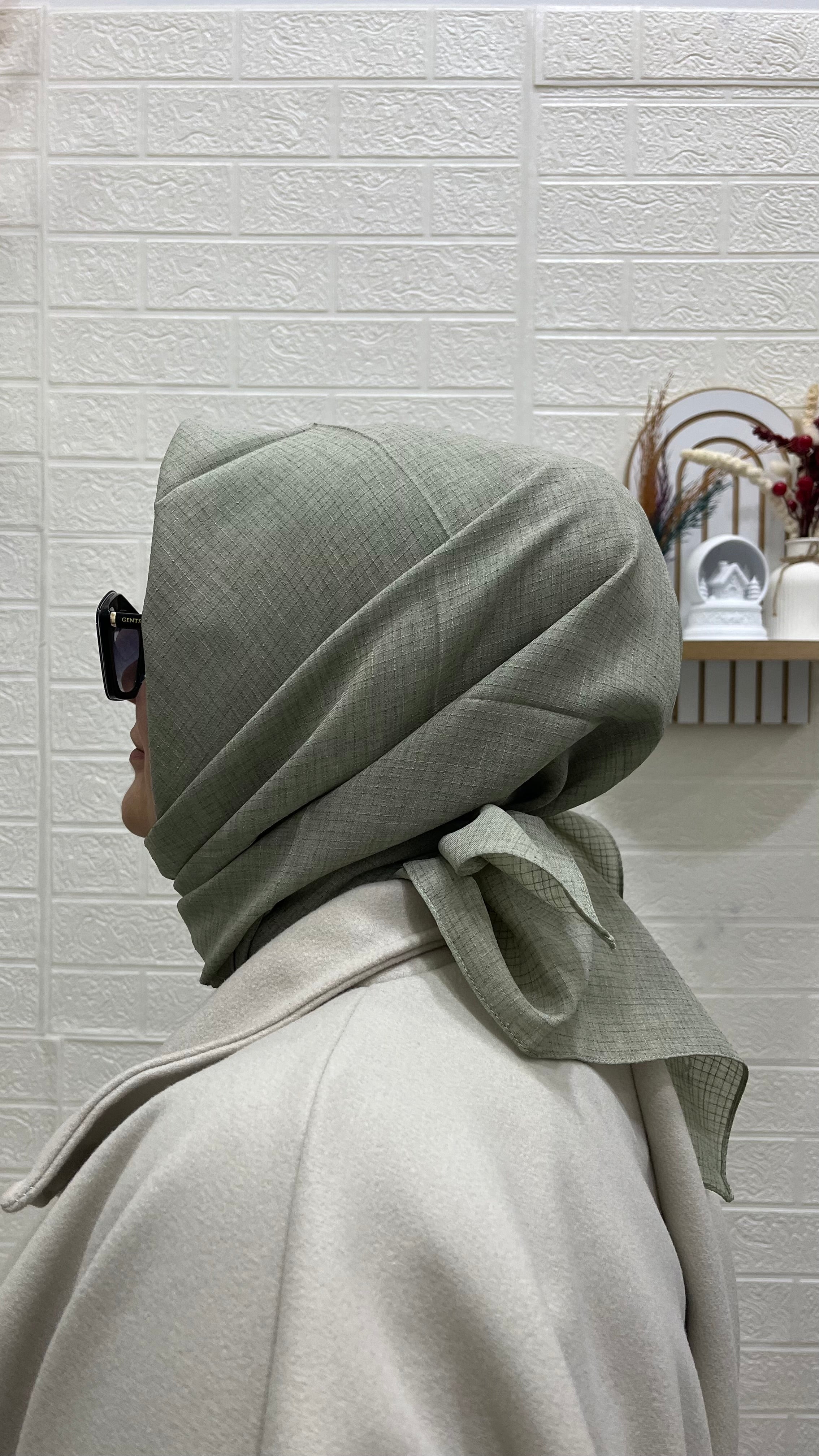 Tela Eşarp Su Yeşili