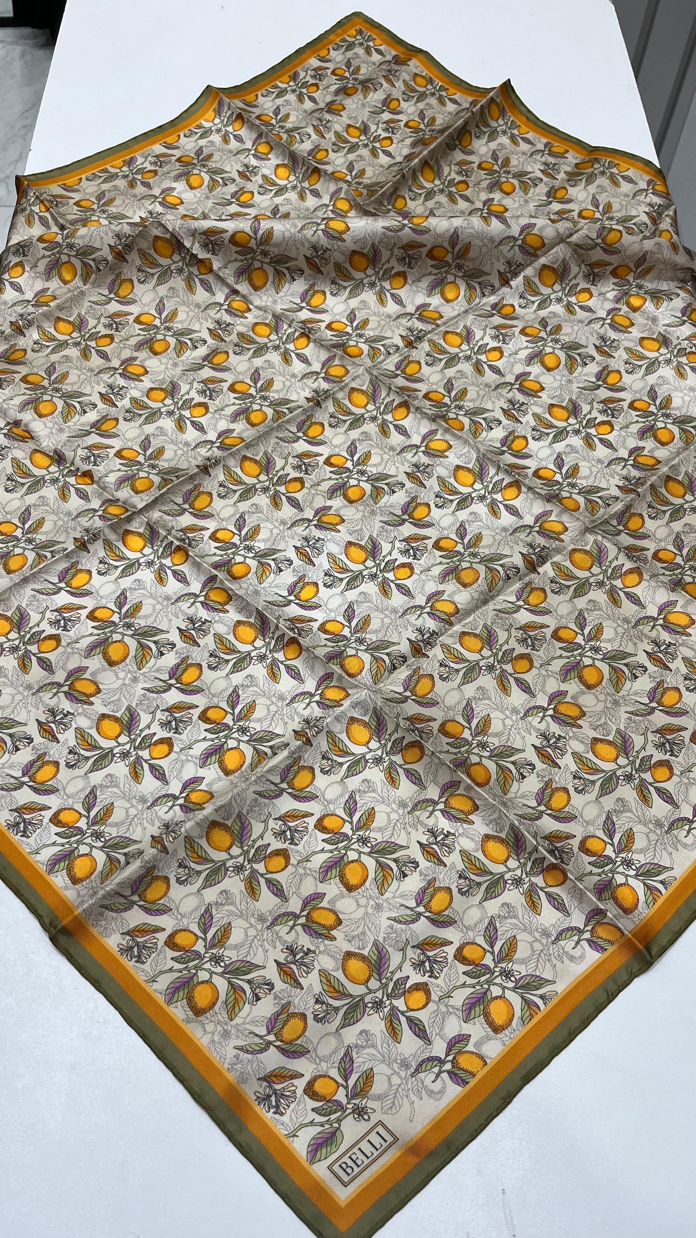 BELLI '25 Kış Sezonu Twill İpek Eşarp
