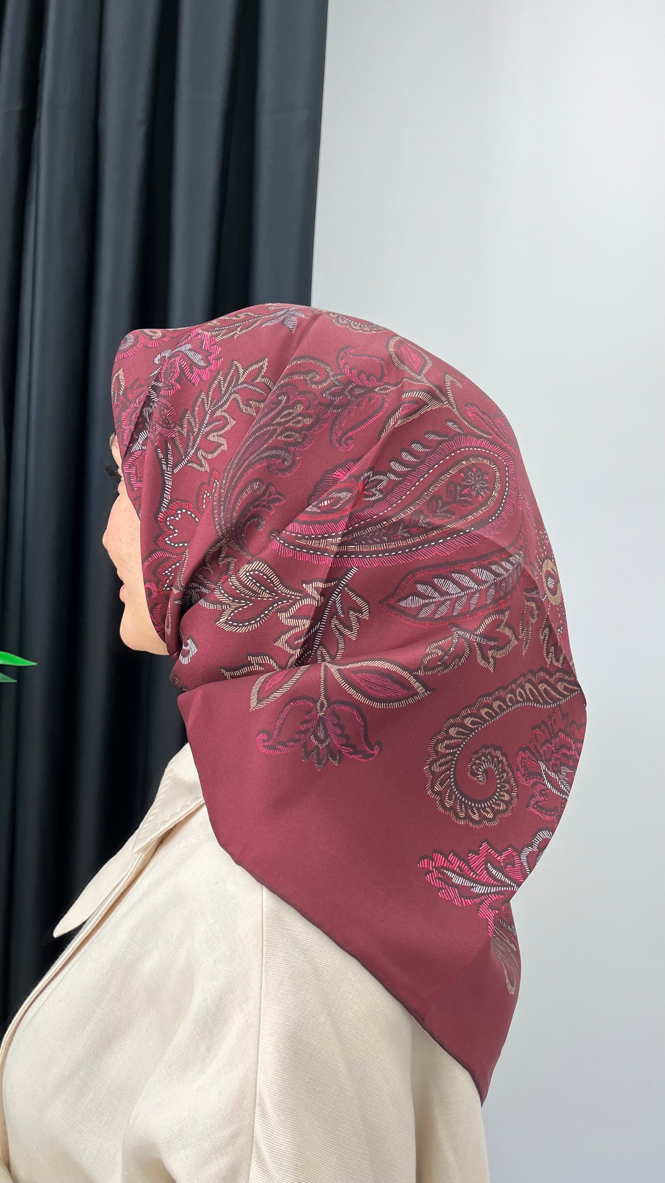 BELLI '25 Kış Sezonu Twill İpek Eşarp
