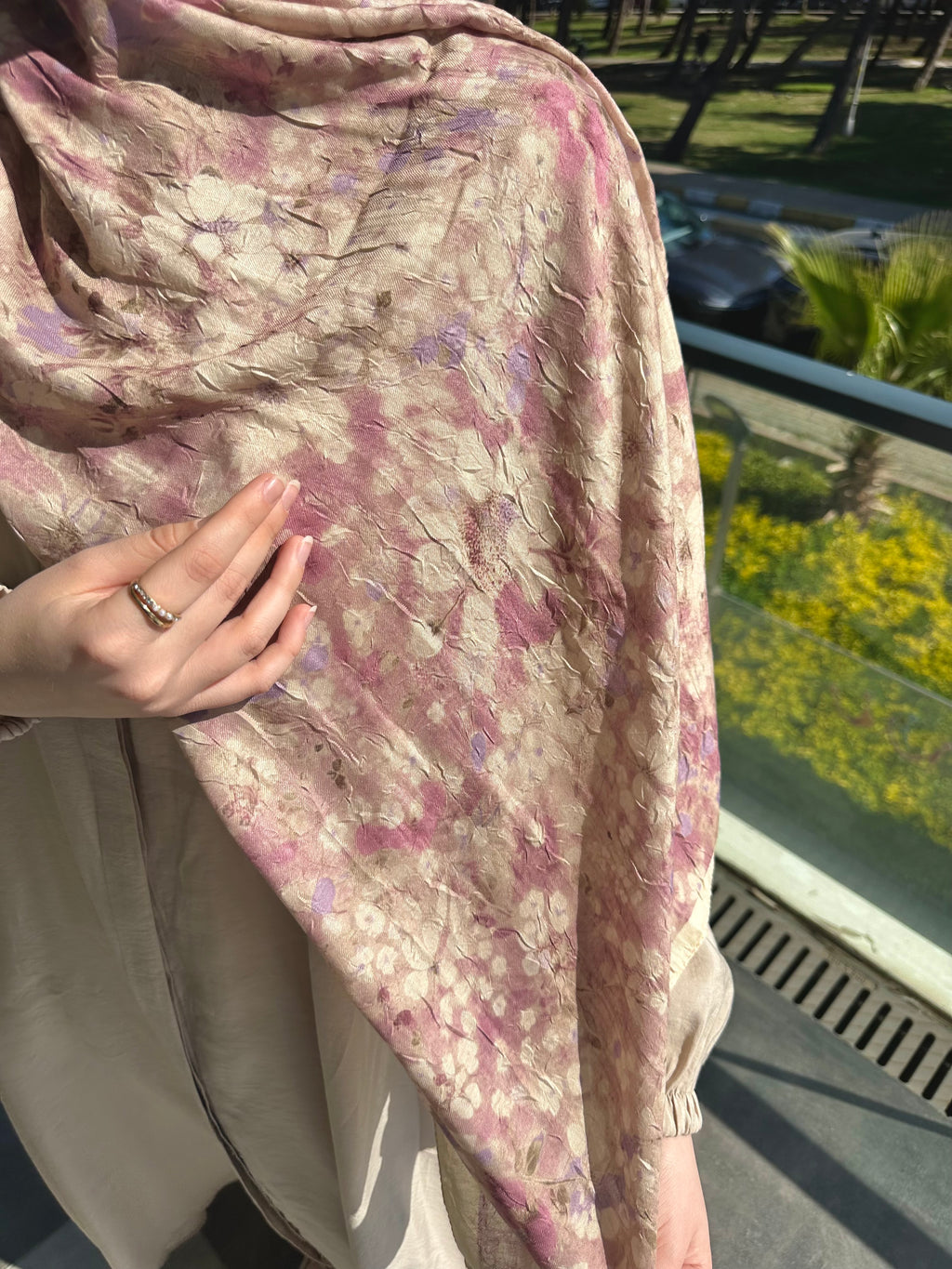Petunya Soft Kraş Şal Sarı