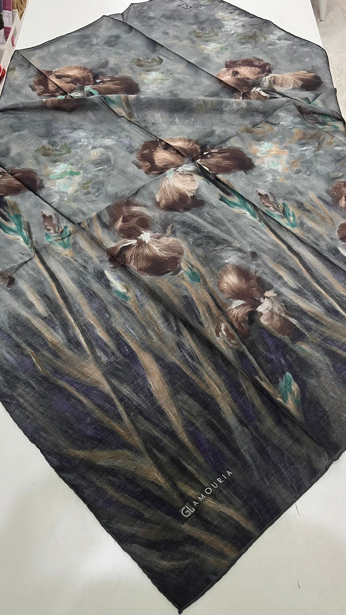 Desenli Modal Eşarp Santiago