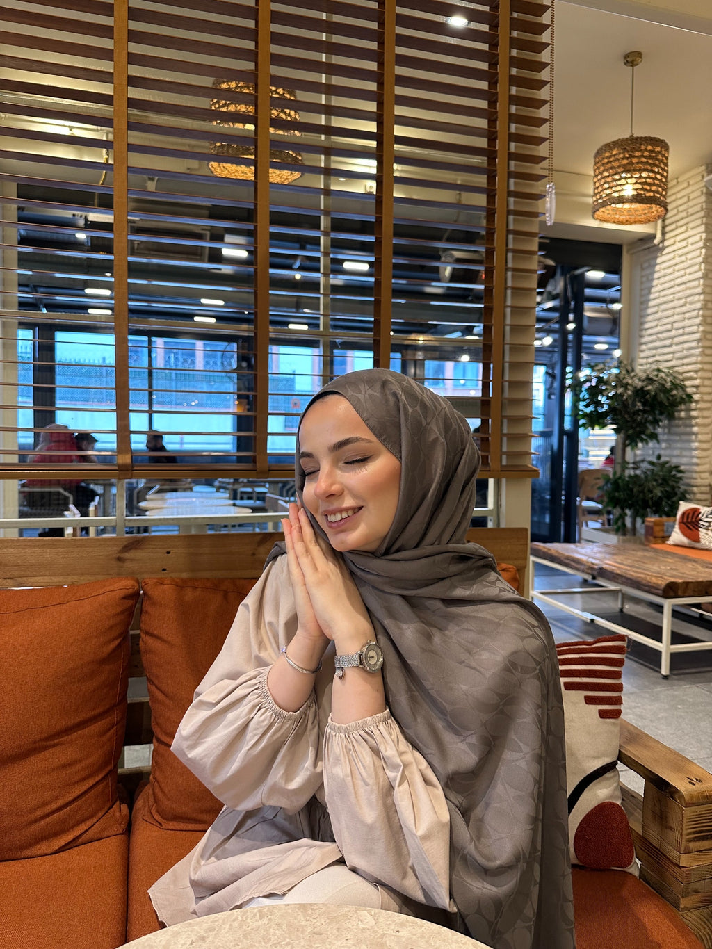 Belli Fresh Jakar Soft Şal Vizon