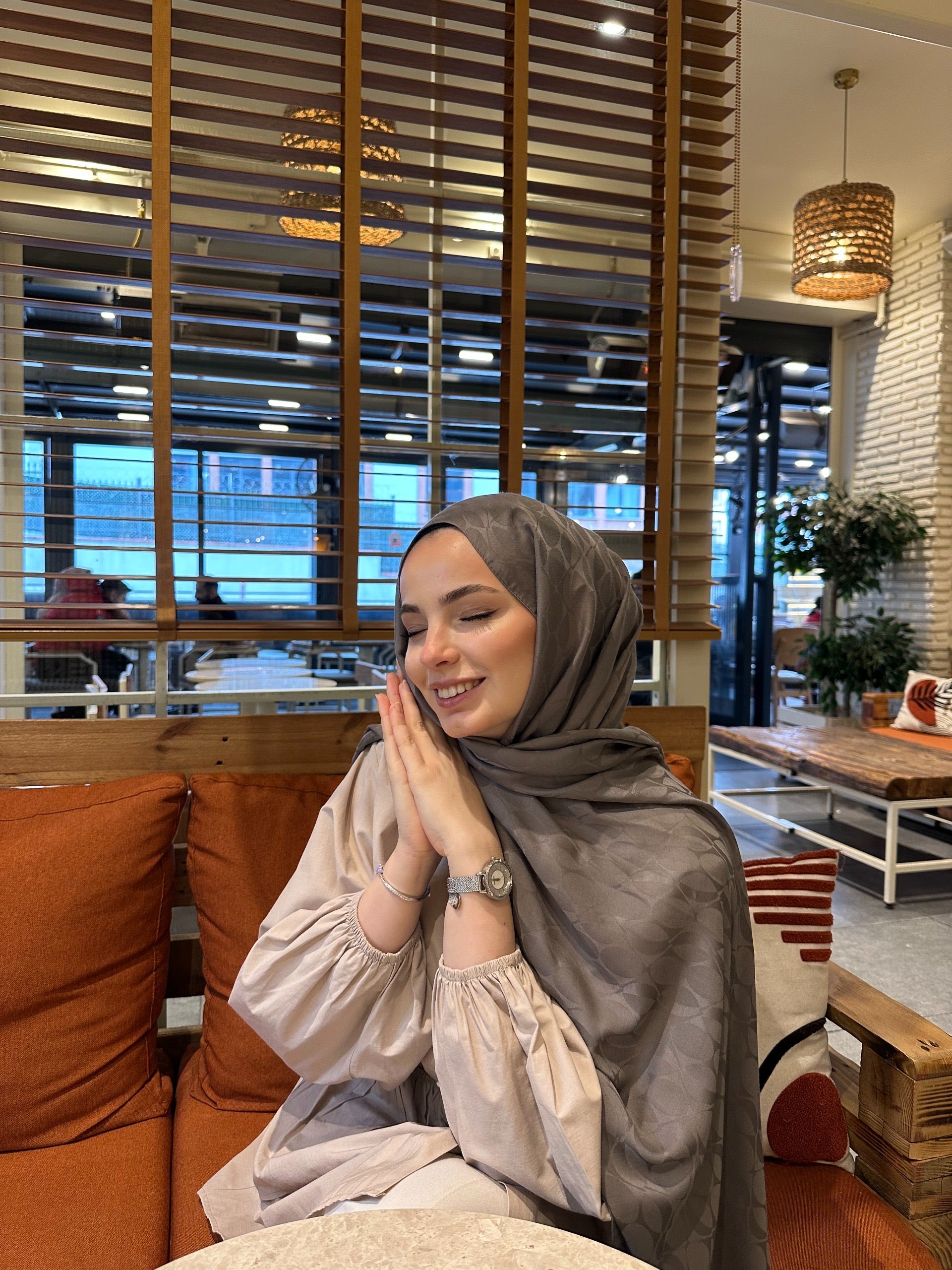 Belli Fresh Jakar Soft Şal Vizon